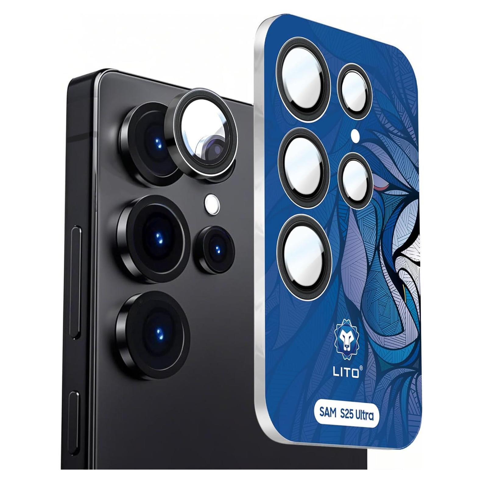 Protector de Lente de Cámara LITO Titanio para Galaxy S25 Ultra
