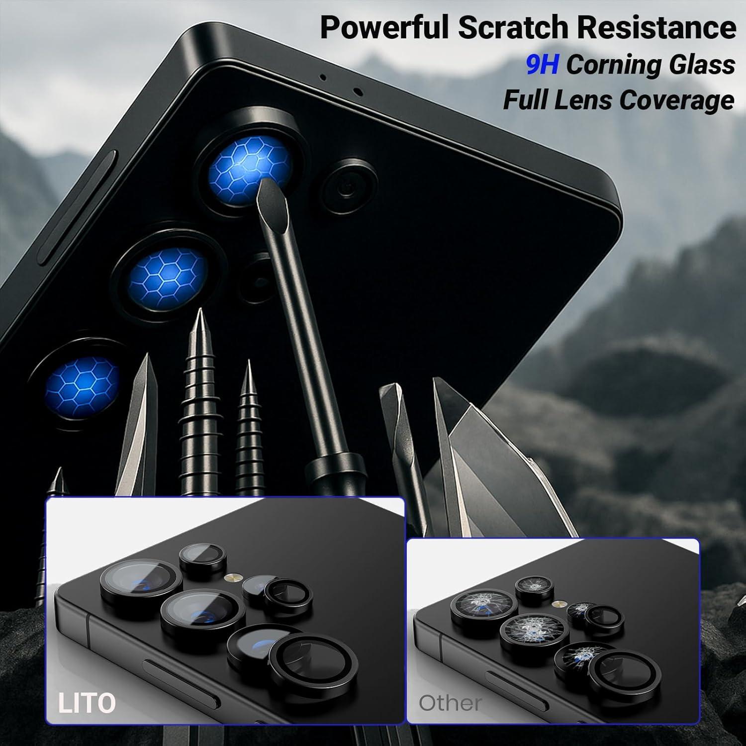 Protector de Lente de Cámara LITO Titanio para Galaxy S25 Ultra