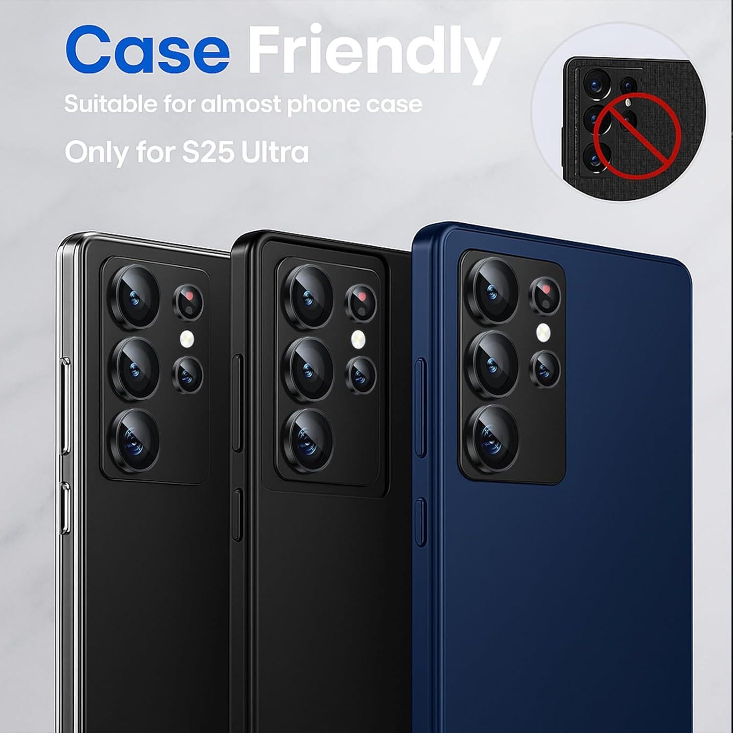 Protector de Lente de Cámara LITO Titanio para Galaxy S25 Ultra