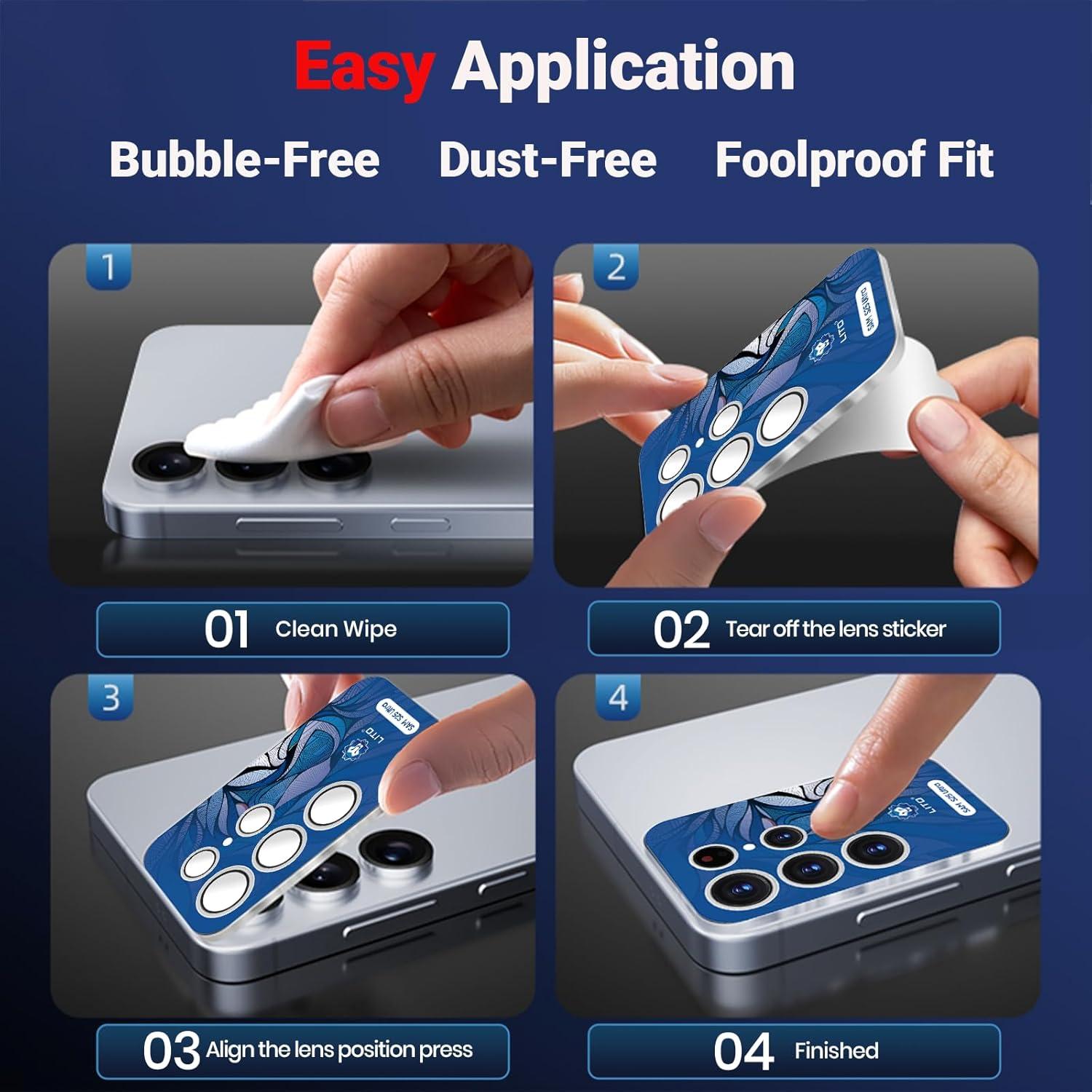 Protector de Lente de Cámara LITO Titanio para Galaxy S25 Ultra