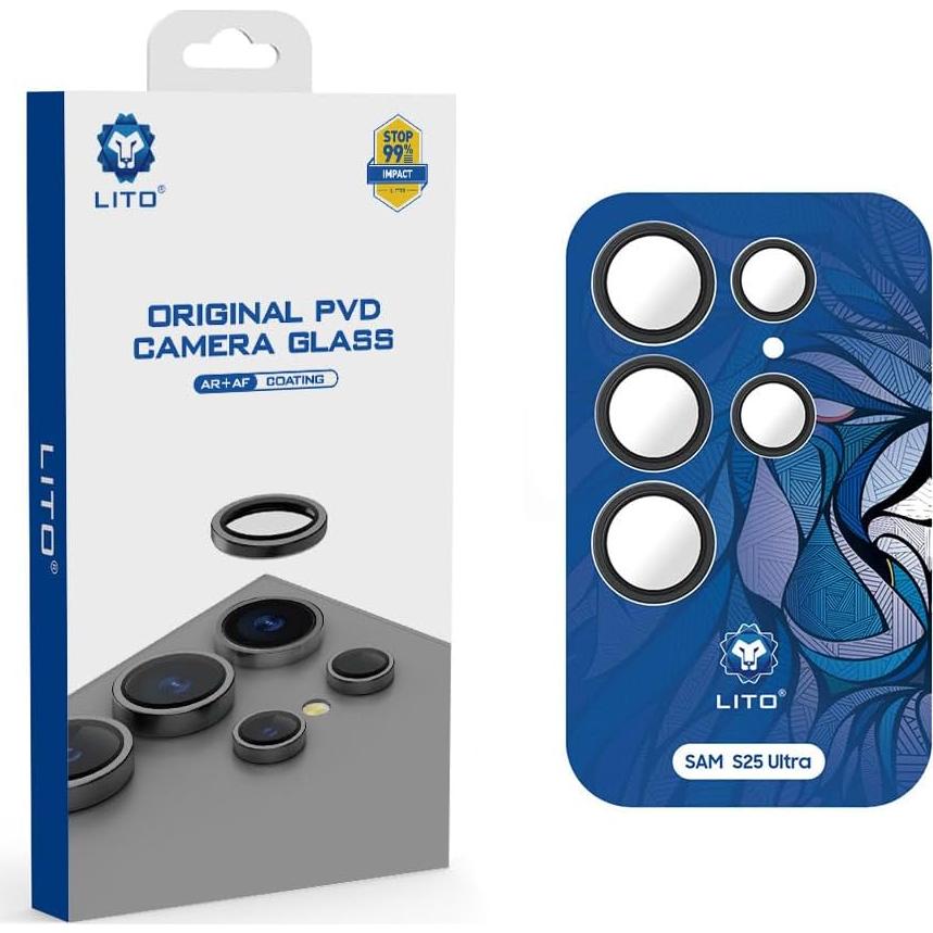 Protector de Lente de Cámara LITO Titanio para Galaxy S25 Ultra