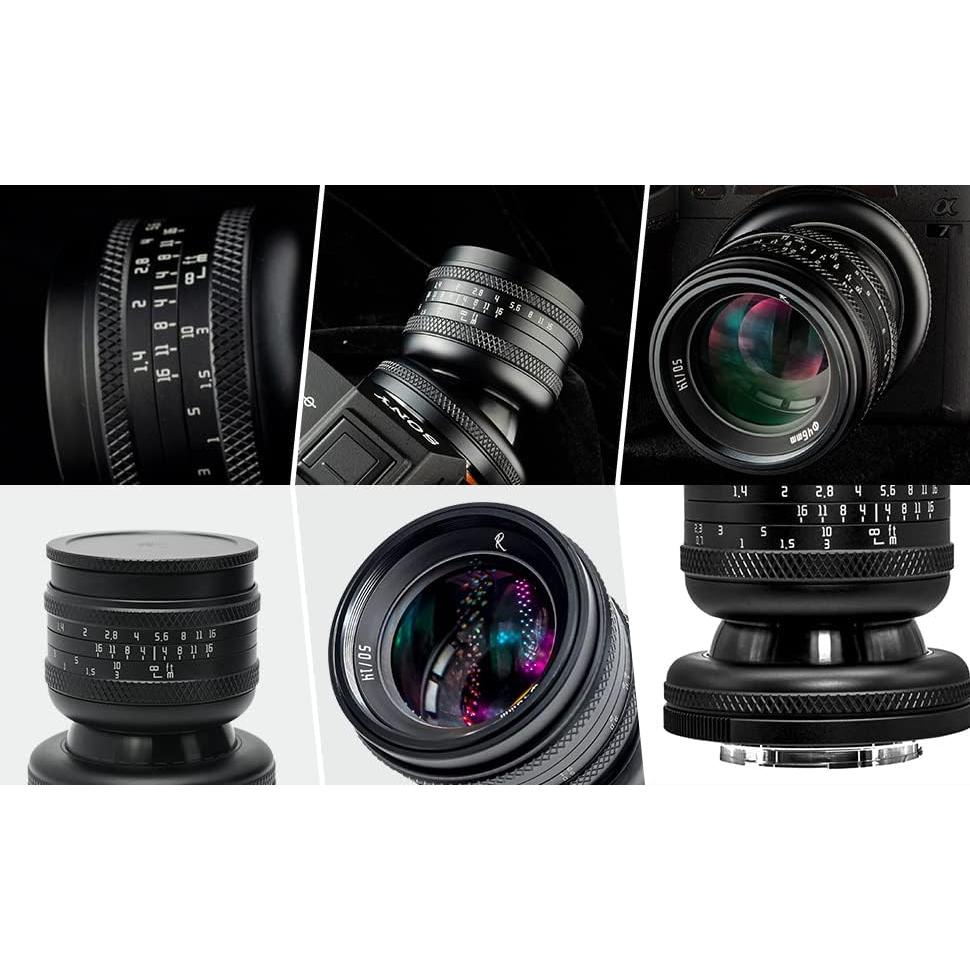 Lente AstrHori 50mm F1.4 Inclinable para Cámaras L-Mount