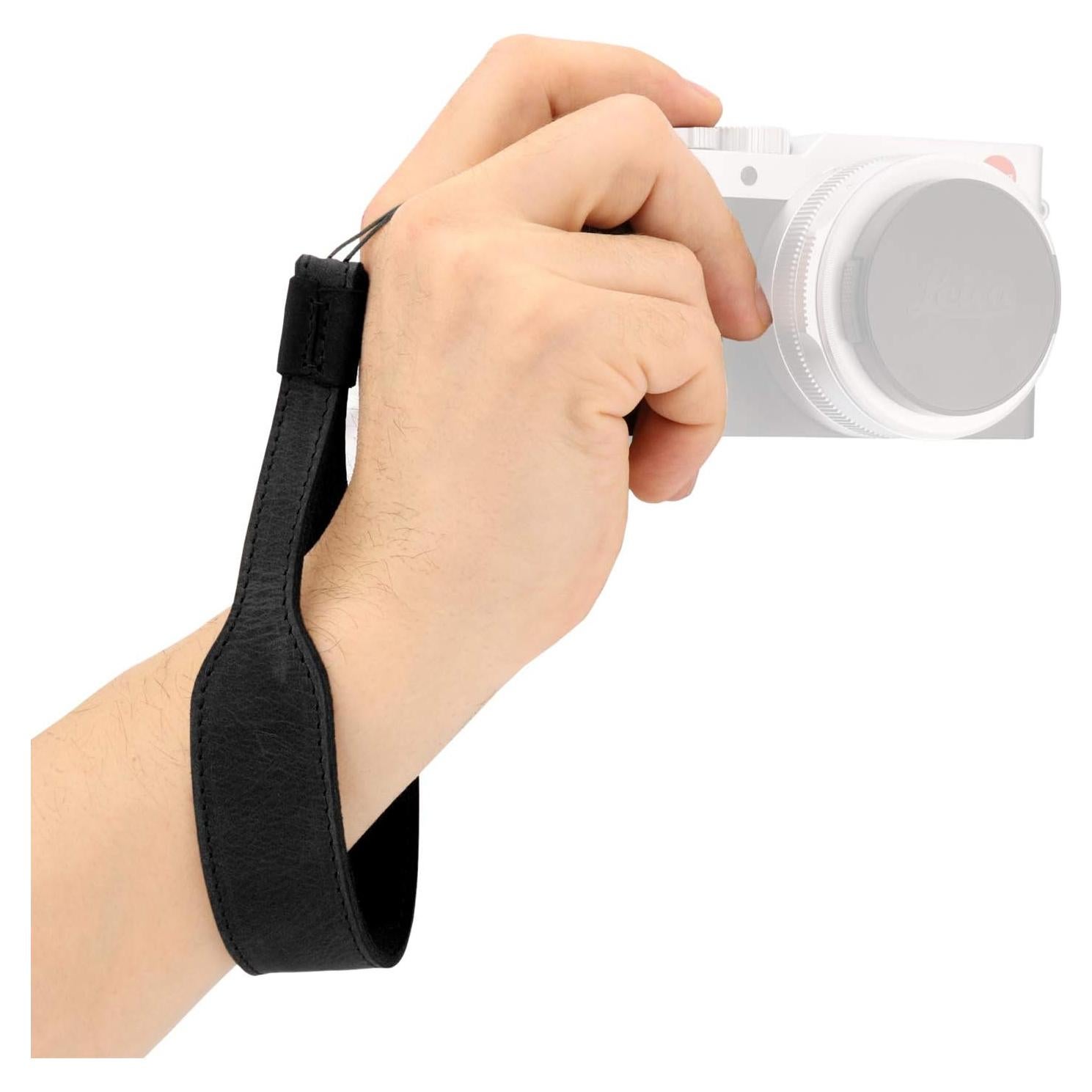 Correa de Muñeca de Cuero Genuino MegaGear para Cámaras SLR/DSLR