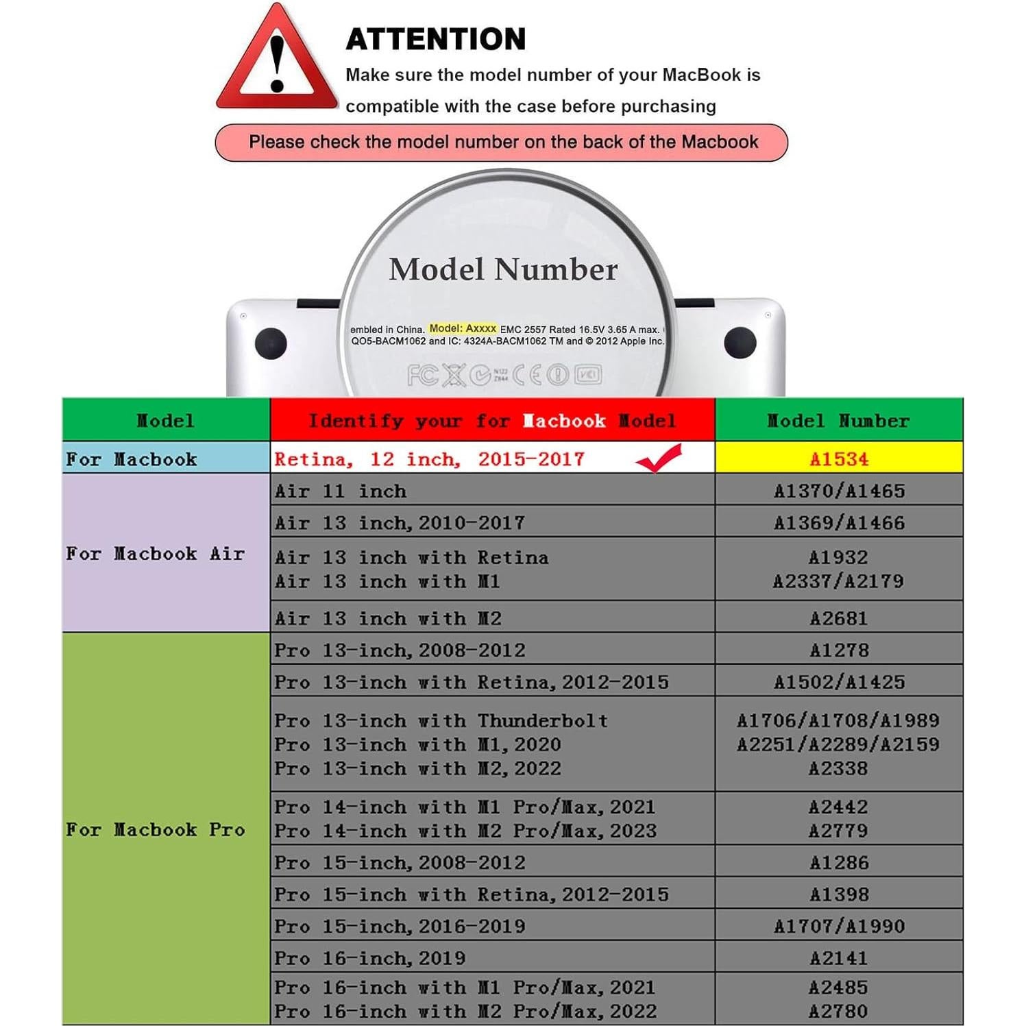 Funda Dura IVY para MacBook Retina 12" Color J