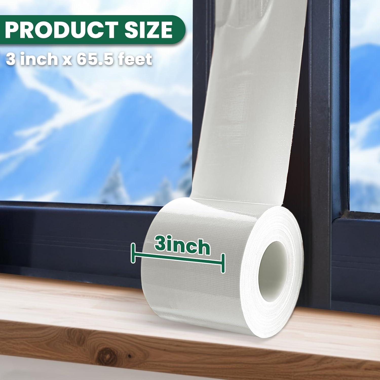 Cinta de Sellado para Ventanas Yinttian 3" x 1.83m Blanca