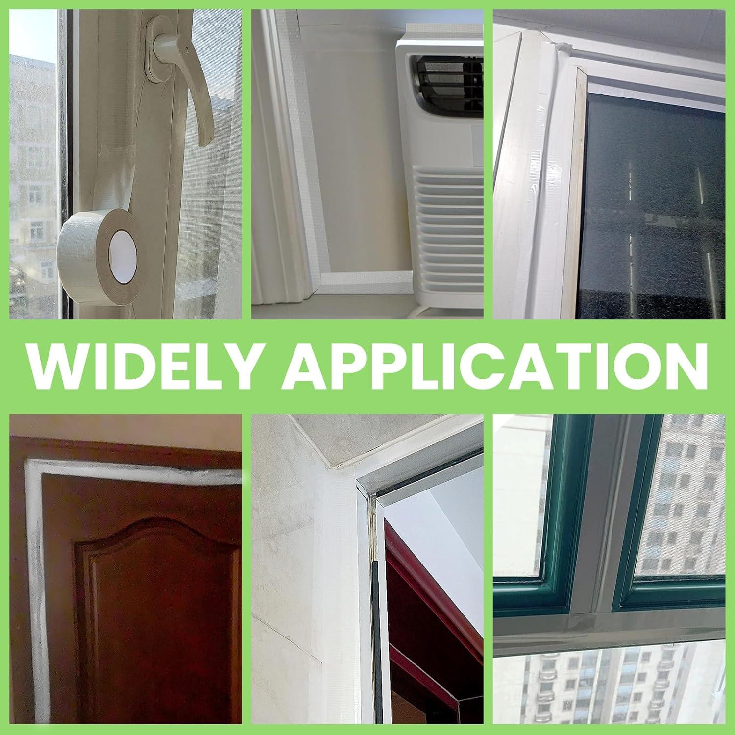 Cinta de Sellado para Ventanas Yinttian 3" x 1.83m Blanca