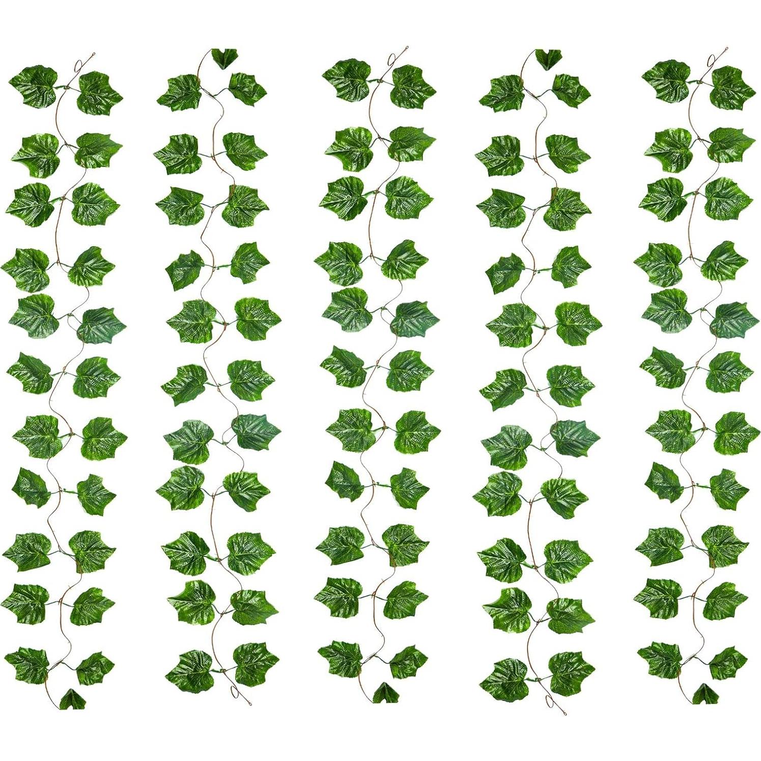 Guirnalda Hiedra Artificial Meiliy 5 Pcs 2.4 m Decoración