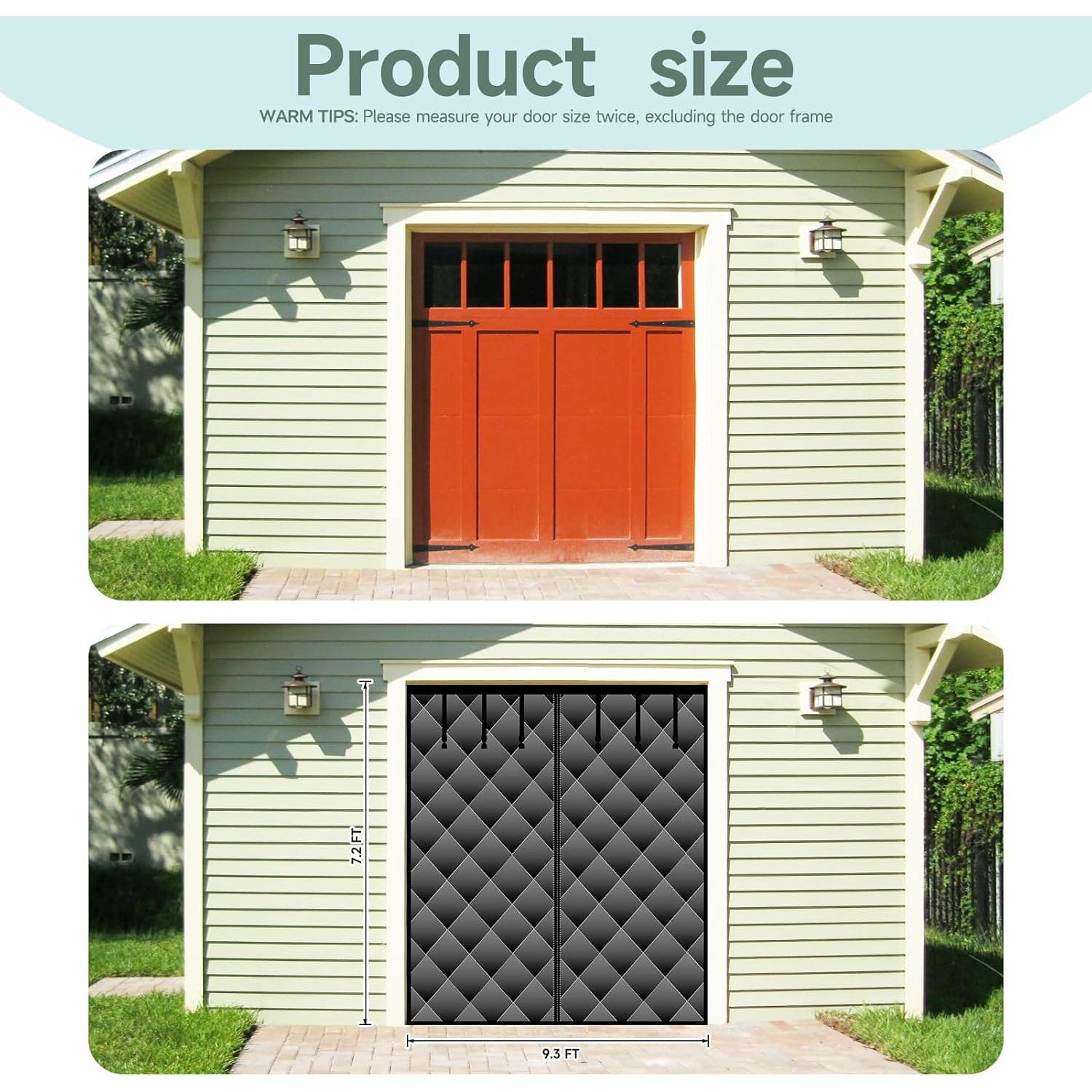 Cortina de Puerta Térmica Aislante Sunmoxia 2.74x2.13m