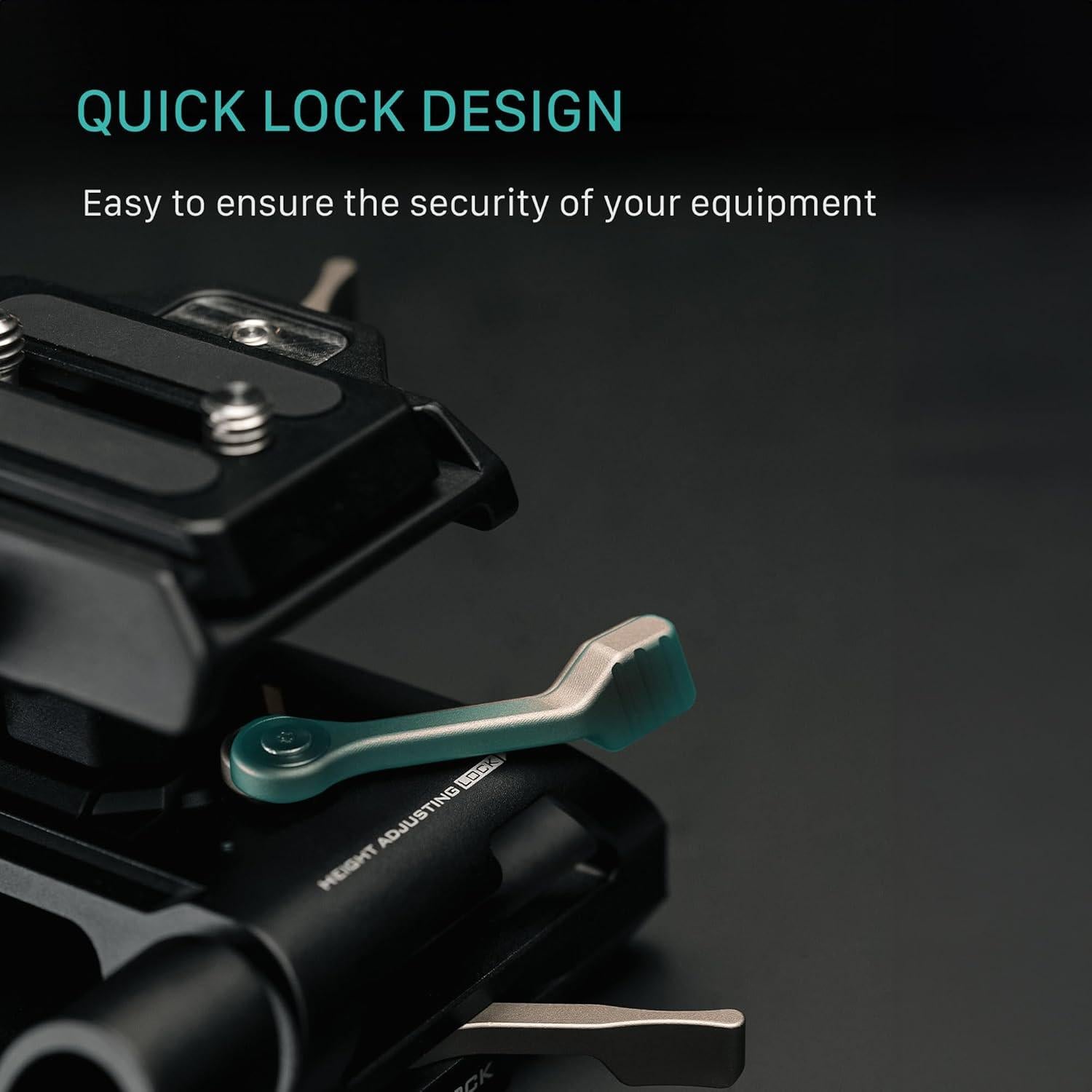 Baseplate Ajustable Tilta 15mm LWS Negro - Compatible DJI