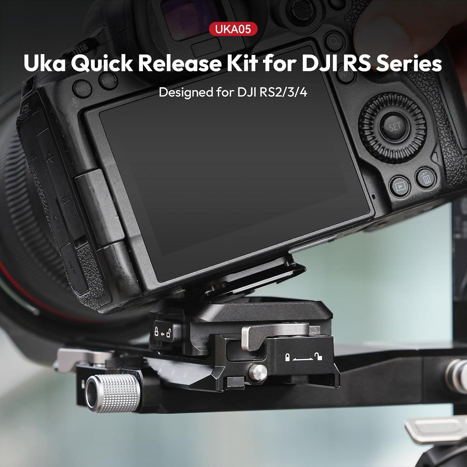 Placa de Liberación Rápida Ulanzi C007 para Cámara - 10kg