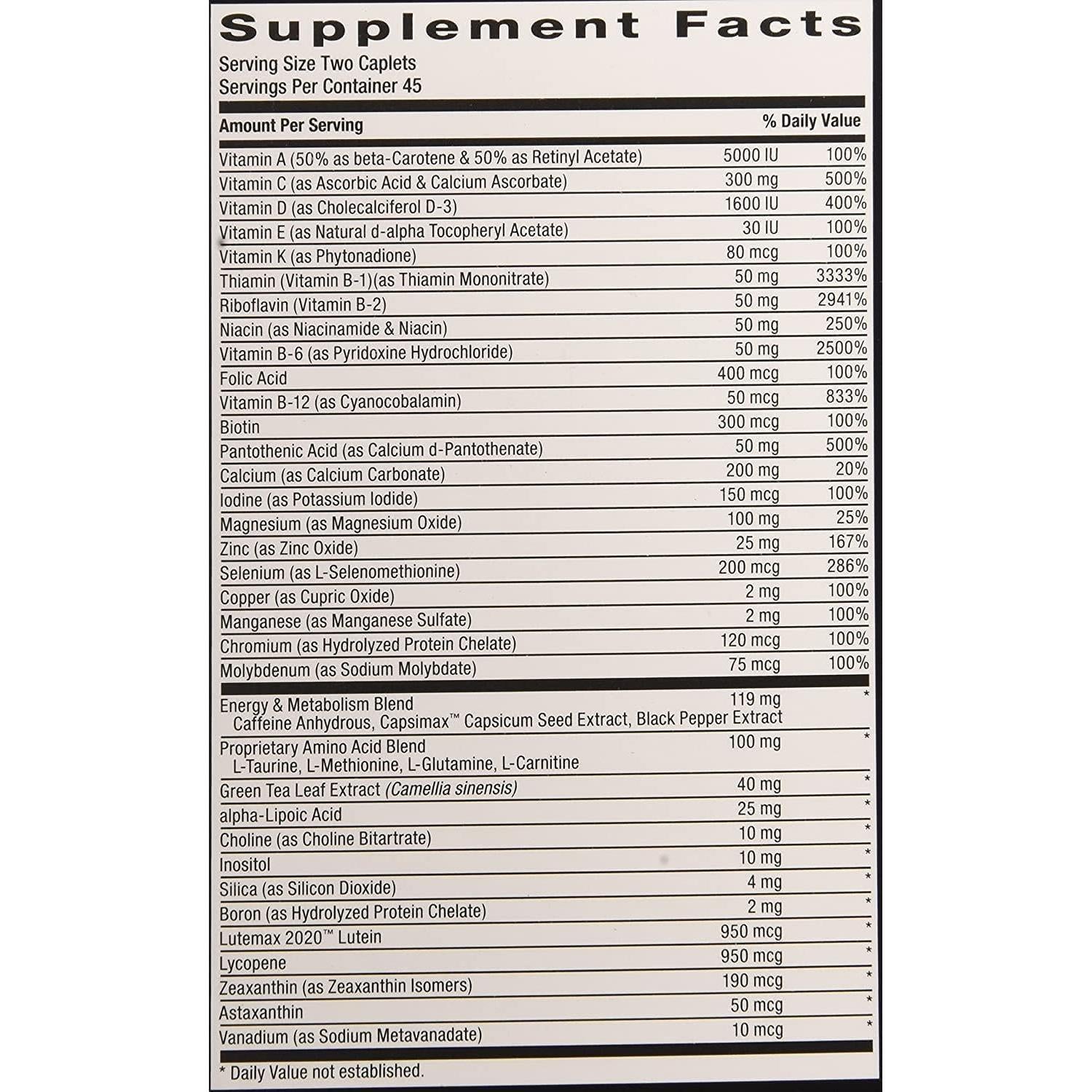 Suplemento Dietético GNC Mega Men 90 Cápsulas Energía y Metabolismo