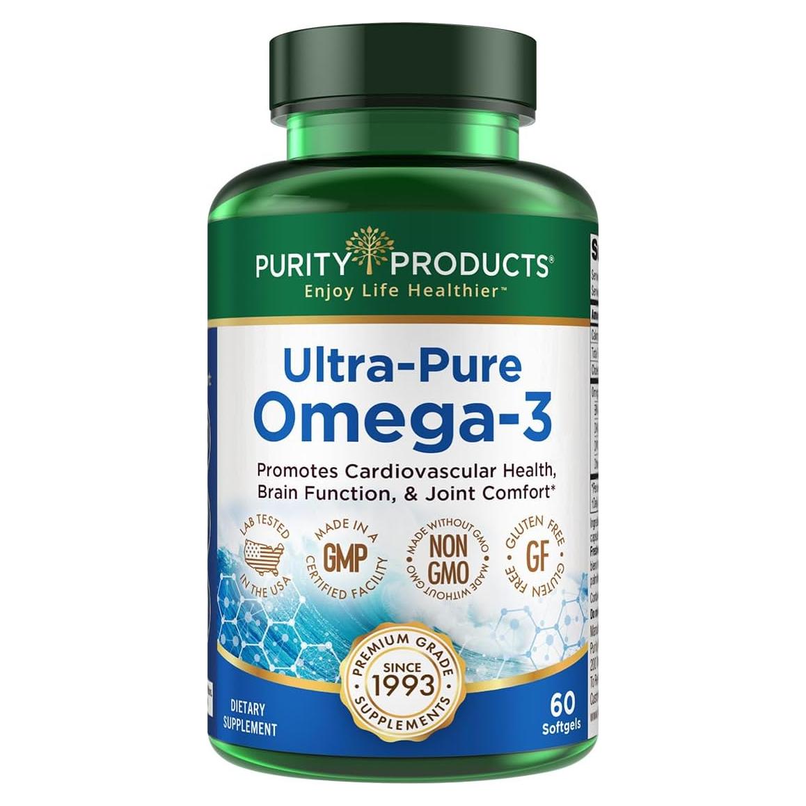 Omega 3 Ultra Puro Pureza 60 geles blandos Limón