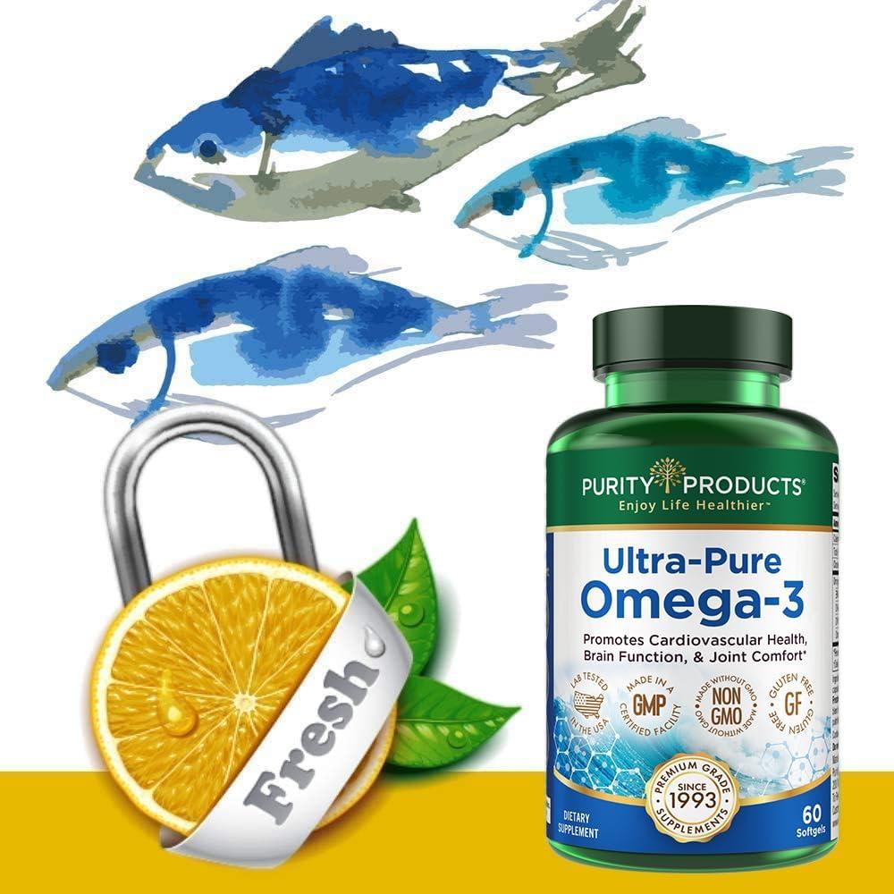 Omega 3 Ultra Puro Pureza 60 geles blandos Limón