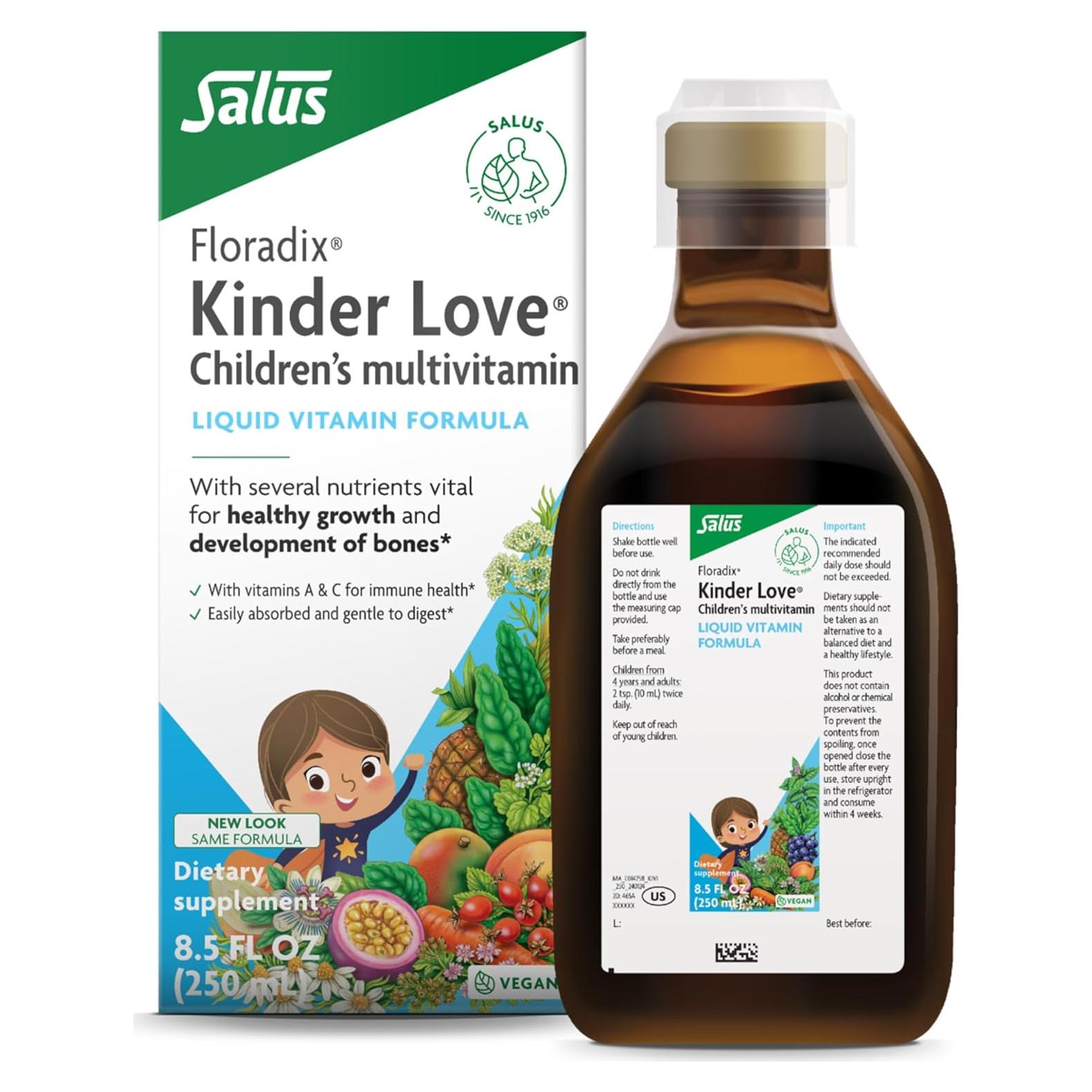 Floradix Kinder Love Multivitamina Líquida Infantil 250 ml
