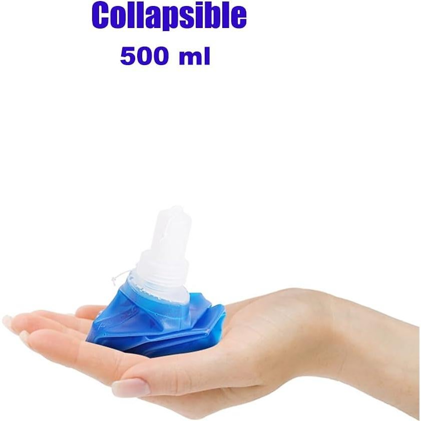 Botella de Agua Plegable Baitoo 500ml Ecológica para Deportes