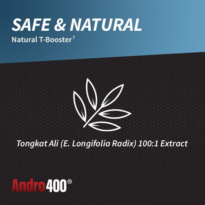 Suplemento Aumentador de Testosterona Andro400 - 60 Cápsulas