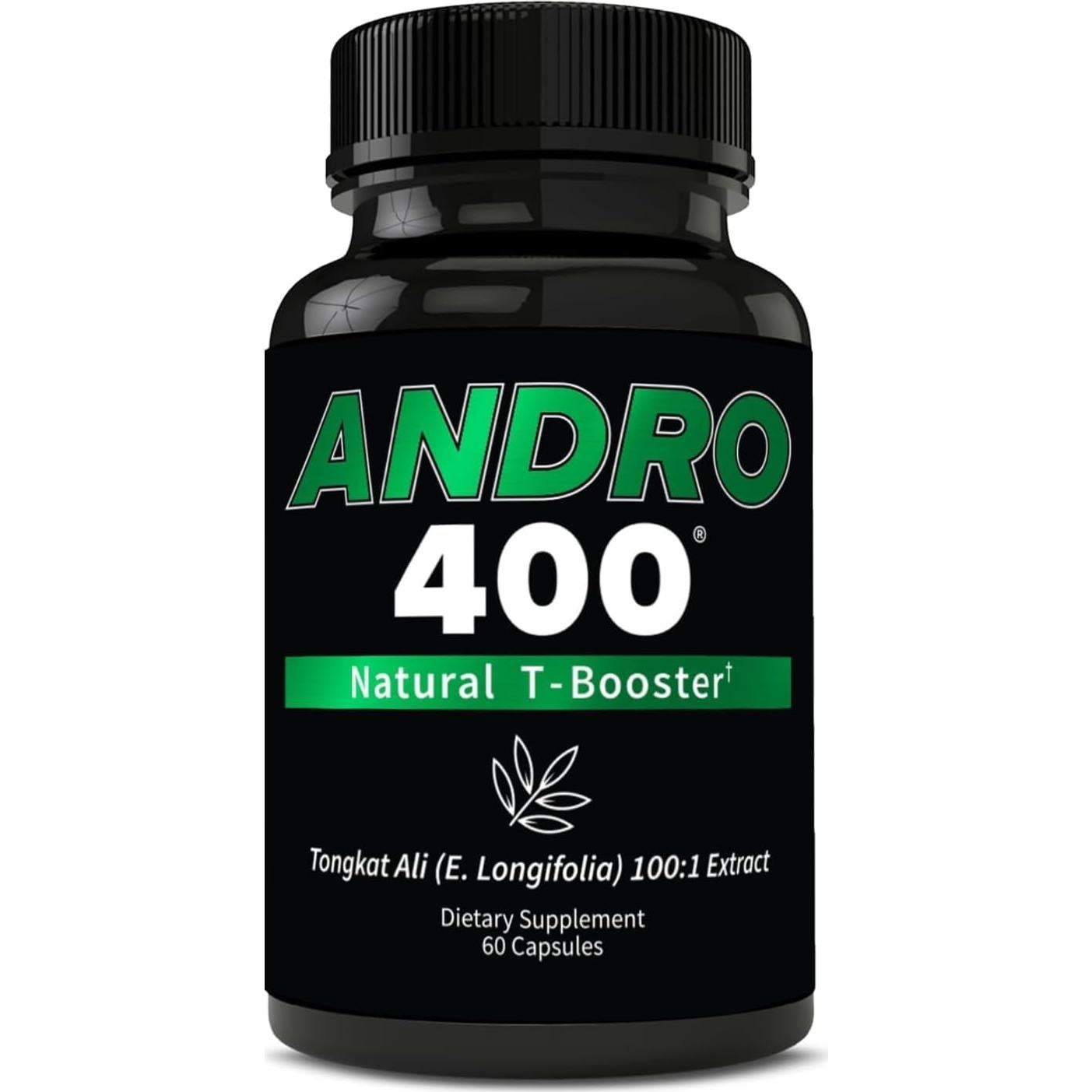 Suplemento Aumentador de Testosterona Andro400 - 60 Cápsulas