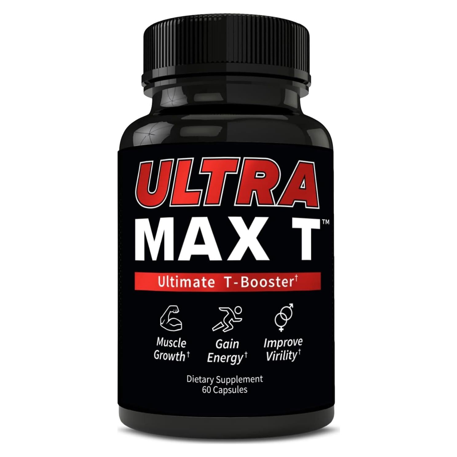 Suplemento Aumentador de Testosterona Andro400 Ultra Max 60 Cápsulas