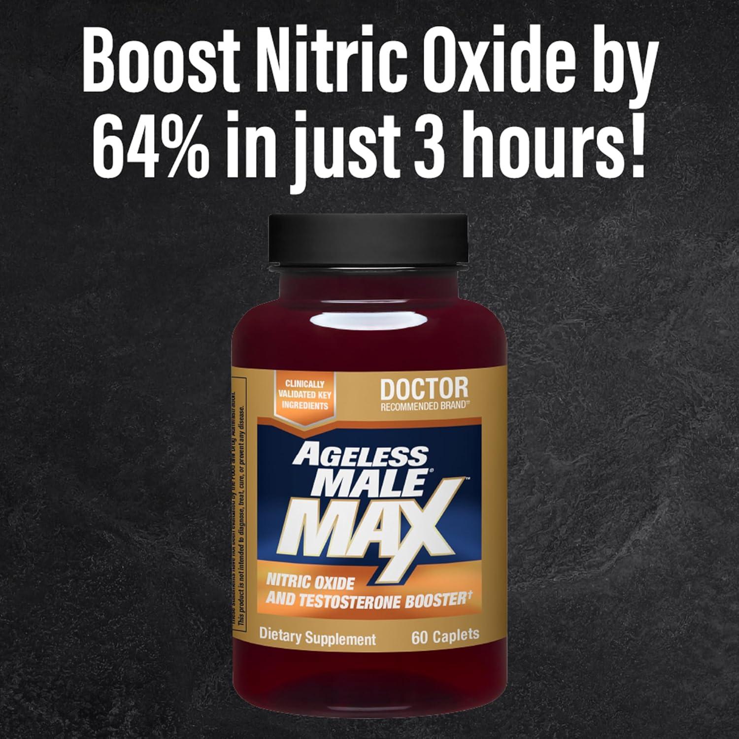 Ageless Male Max Suplemento Testosterona 60 Tabletas