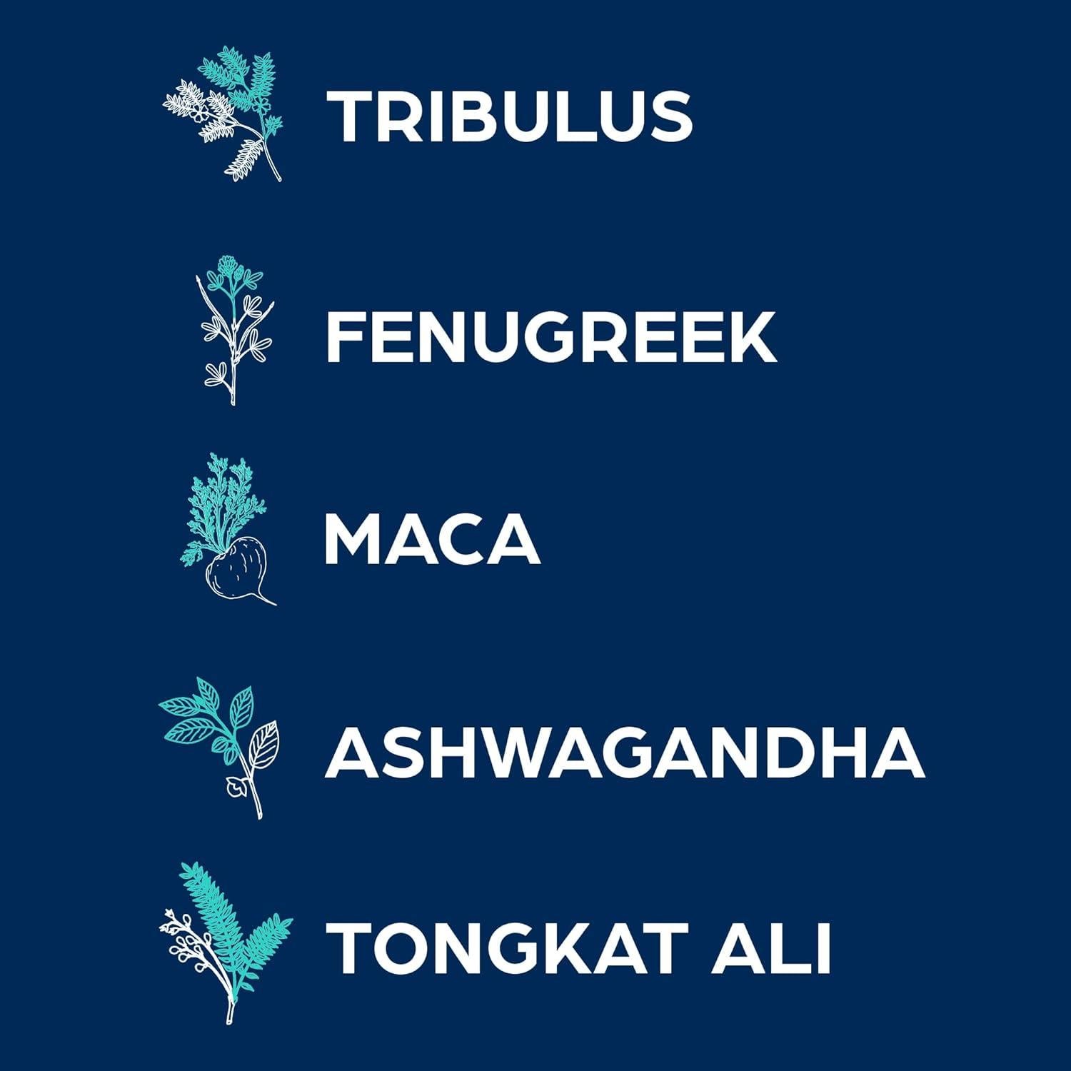 Suplemento Natural de Testosterona P.S. - 60 Cápsulas