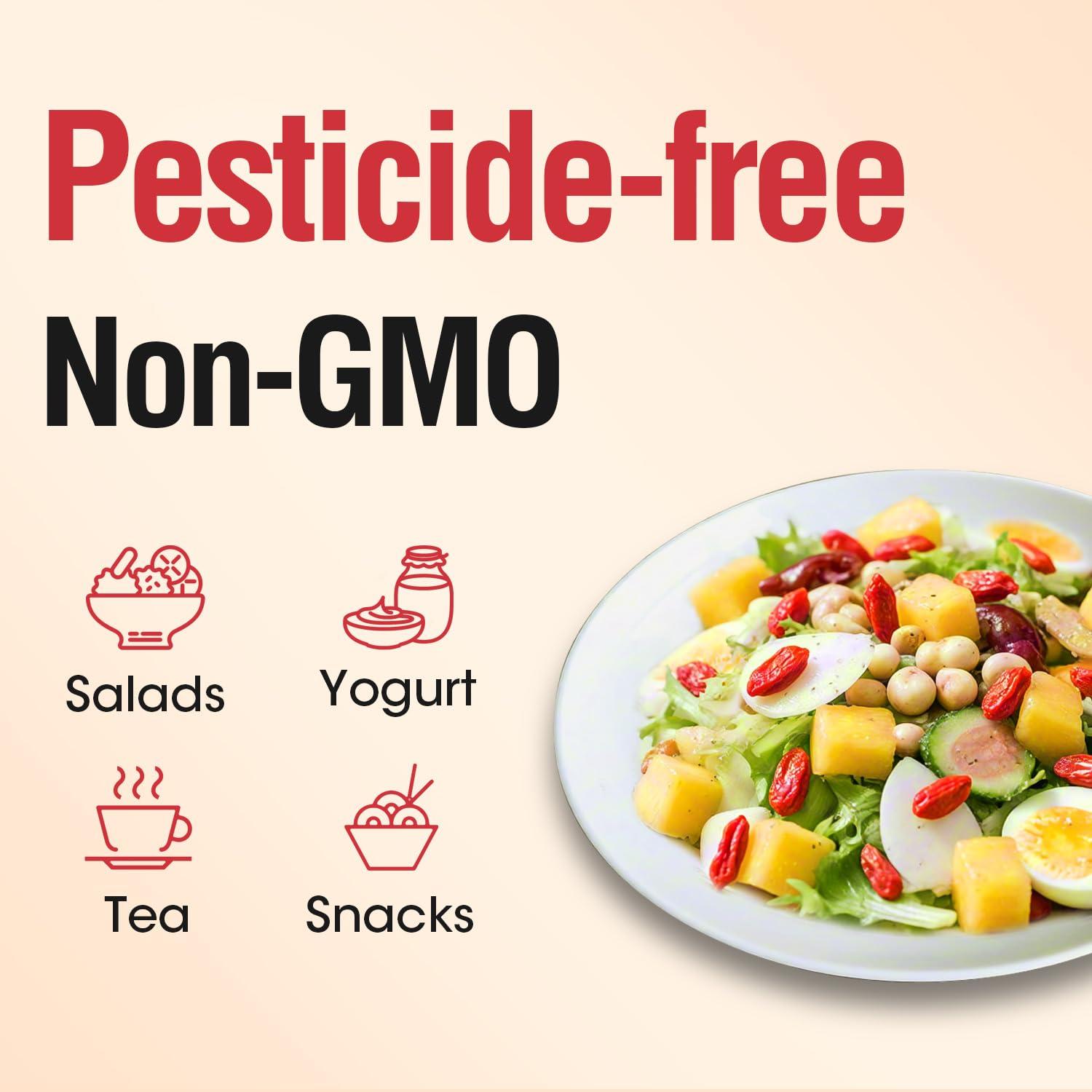 Bayas de Goji Orgánicas Ternio - 232g - 100% Naturales