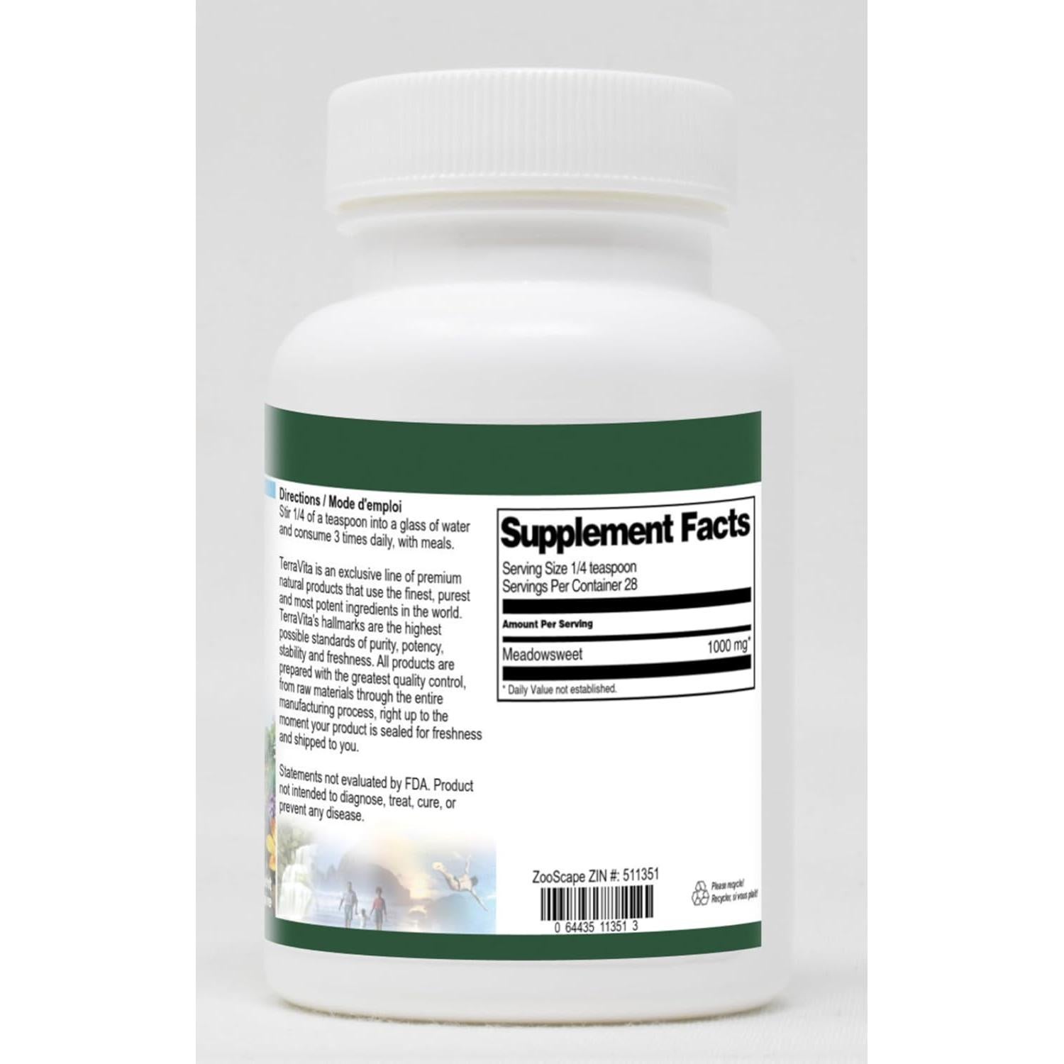 Polvo de Reina de los Prados TerraVita 28 g Sin Rellenos