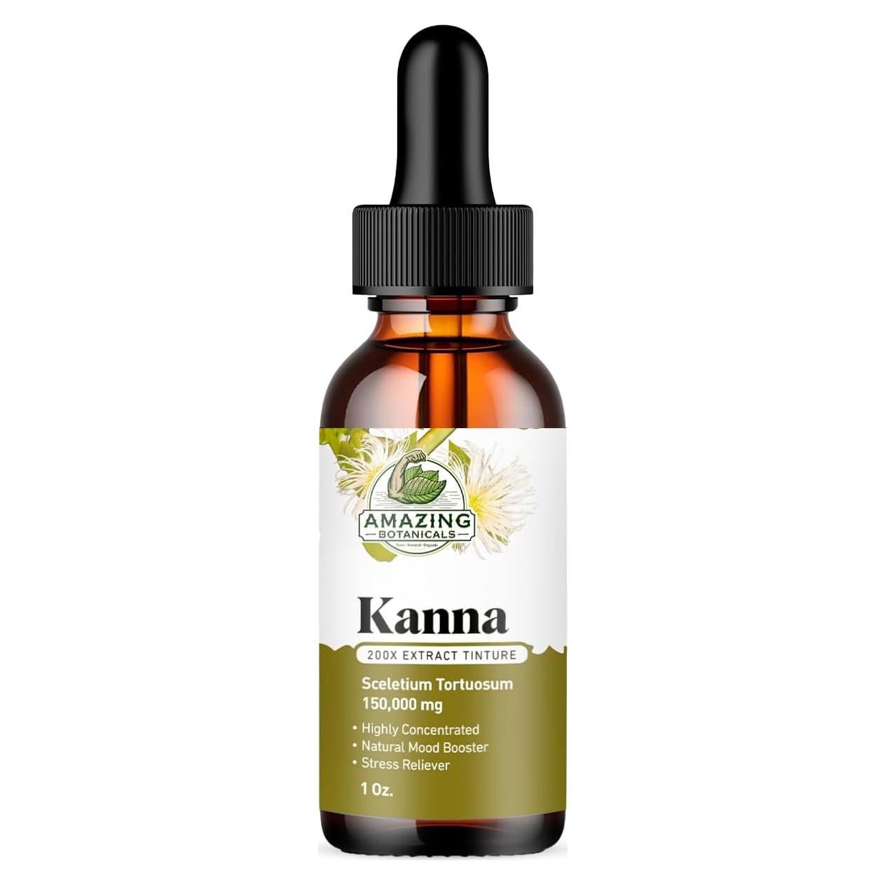 Extracto de Kanna Sceletium Tortuosum Amazing Botanicals 200X 30ml