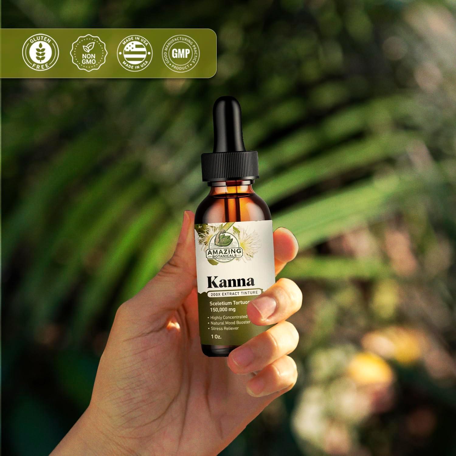 Extracto de Kanna Sceletium Tortuosum Amazing Botanicals 200X 30ml