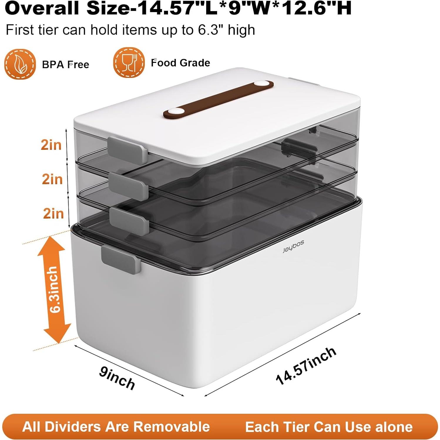 Caja de Almacenamiento de Medicina Funest 4 Niveles 22.86x32cm
