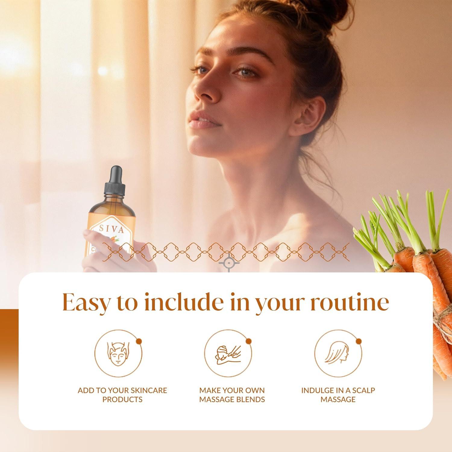 Aceite Portador SIVA de Semilla de Zanahoria 118ml - 100% Natural