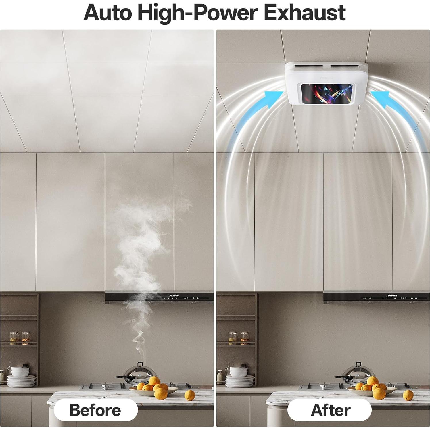 Ventilador de Baño RexTact FAN-SENSOR 230 CFM con Luz y Control Remoto