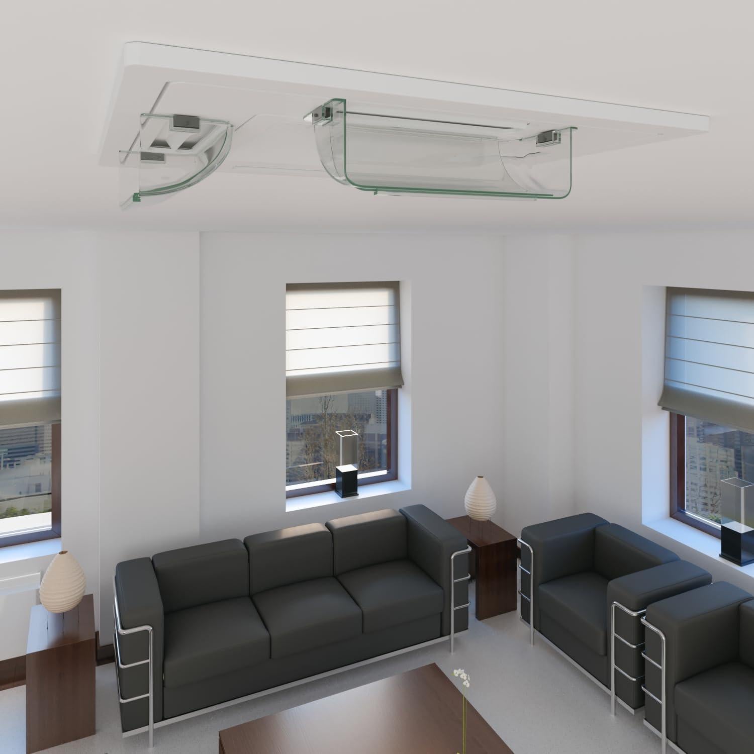 Deflector de Calor y Aire Home Intuition Magnético 2 Paquete