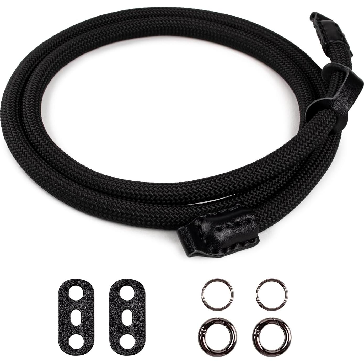 Correa de cámara VOVMOEYA 110cm Nylon Negro para DSLR y SLR