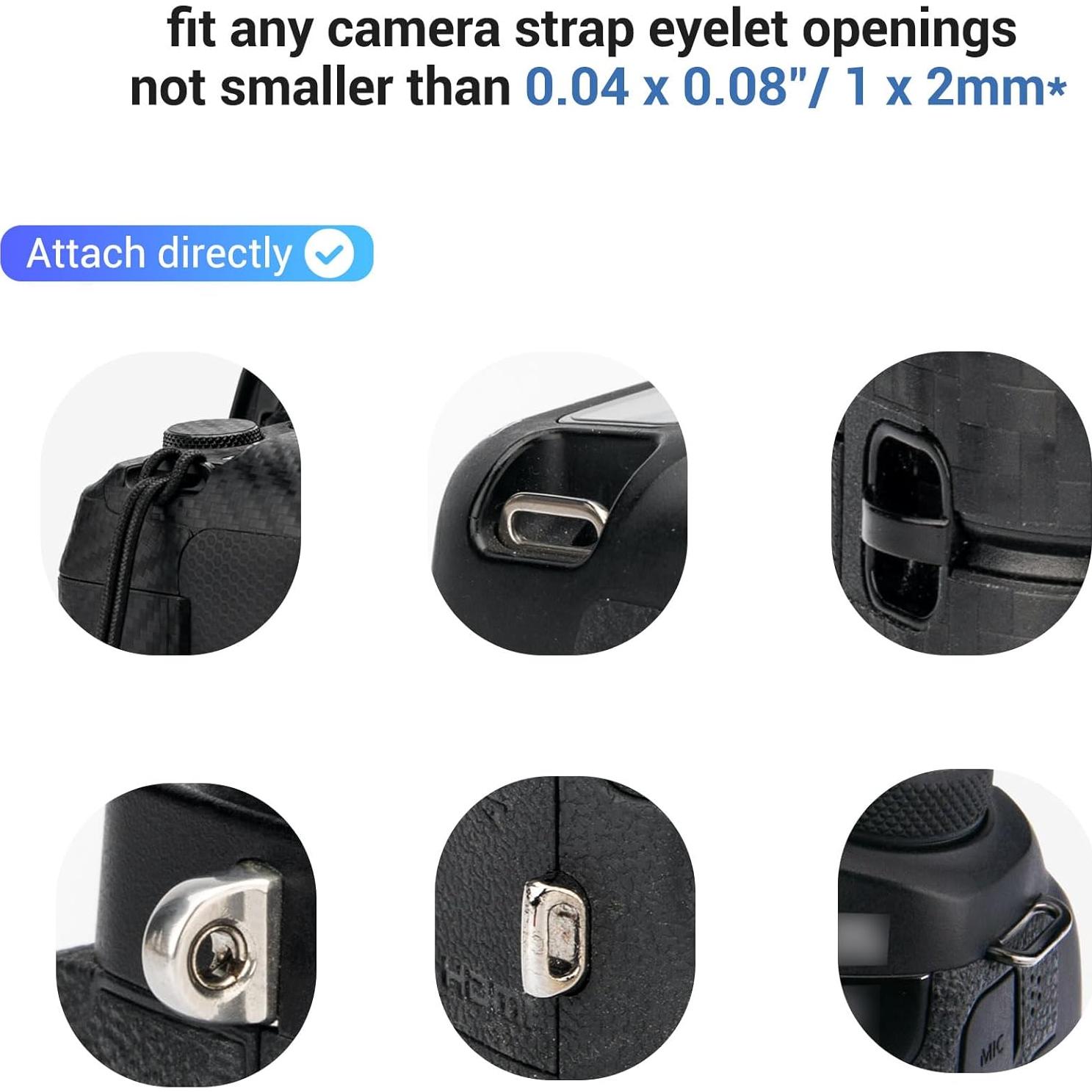 Correa de Cuello JJC para Cámara Compacta con Liberación Rápida