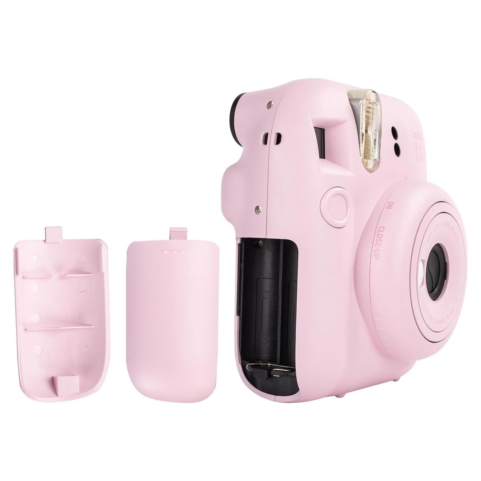 Paquete de 2 Cubiertas de Batería HIYQIN para Fujifilm Instax Mini 12 - Rosa Pálido