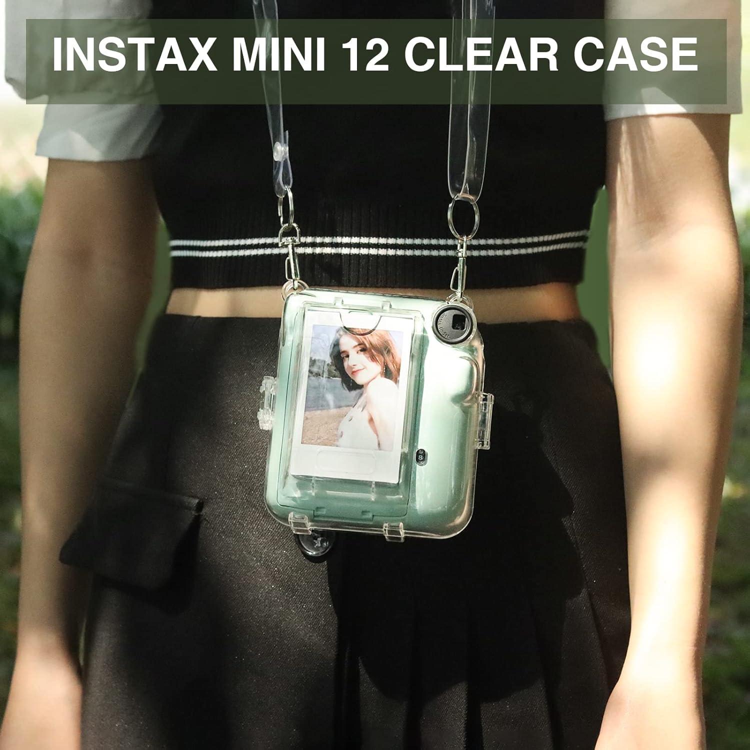 Funda Transparente CAIYOULE para Fujifilm Instax Mini 12