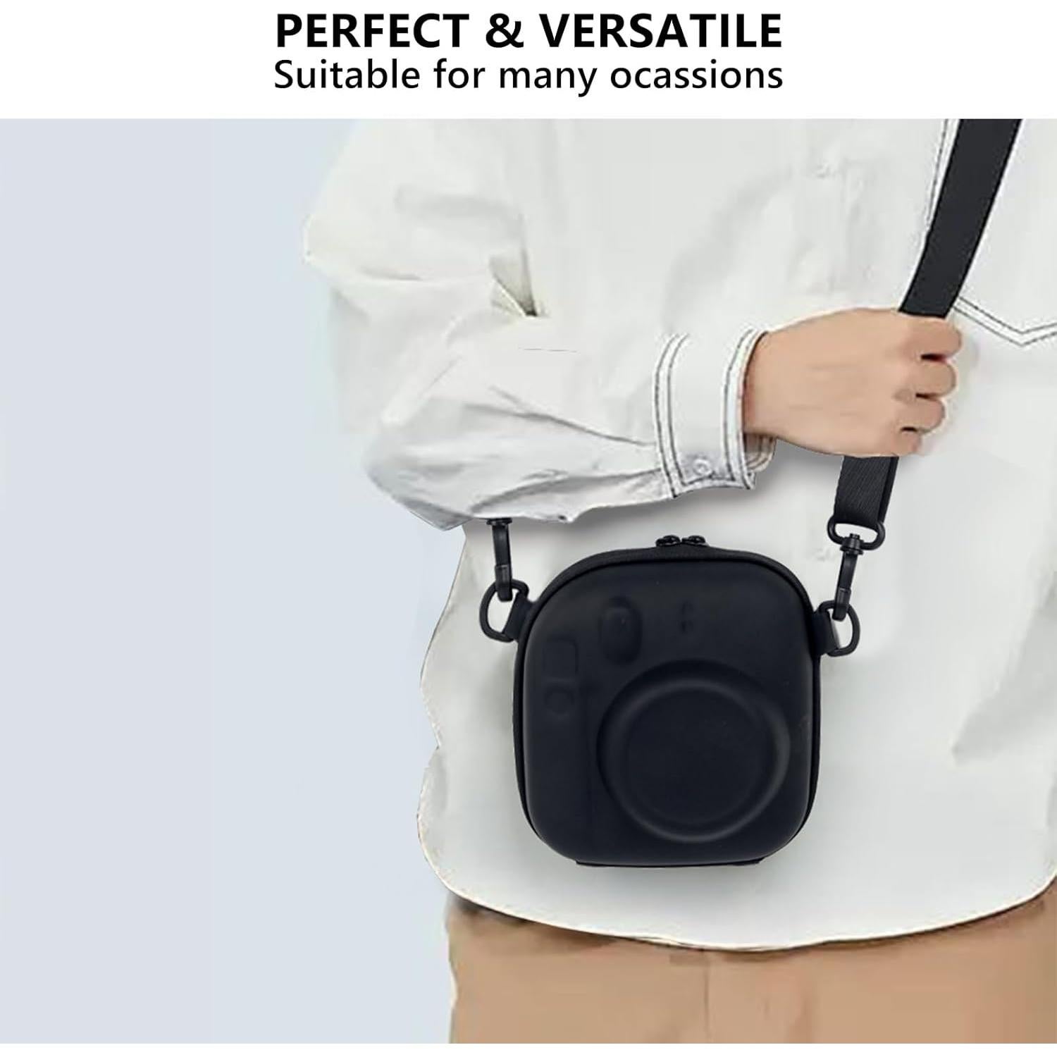 Funda de Almacenamiento Dura EVA para Fujifilm Instax Mini - Negra