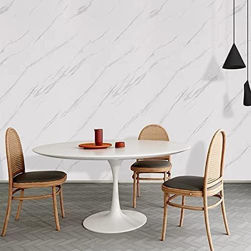 Papel Tapiz Autoadhesivo HELLKIT Mármol Gris/Blanco 40.1x299.7 cm