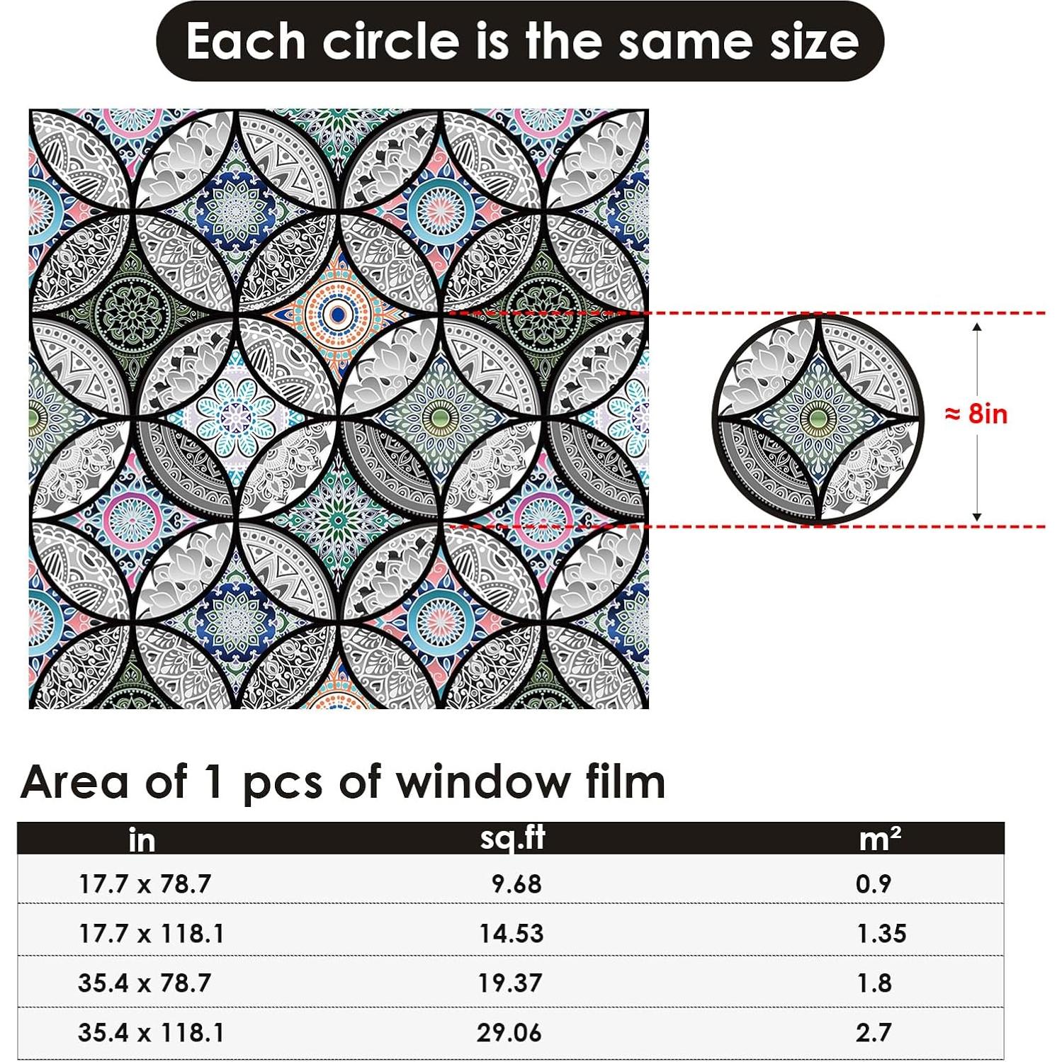 Película de Privacidad DKTIE 45x200 cm PVC Anti UV
