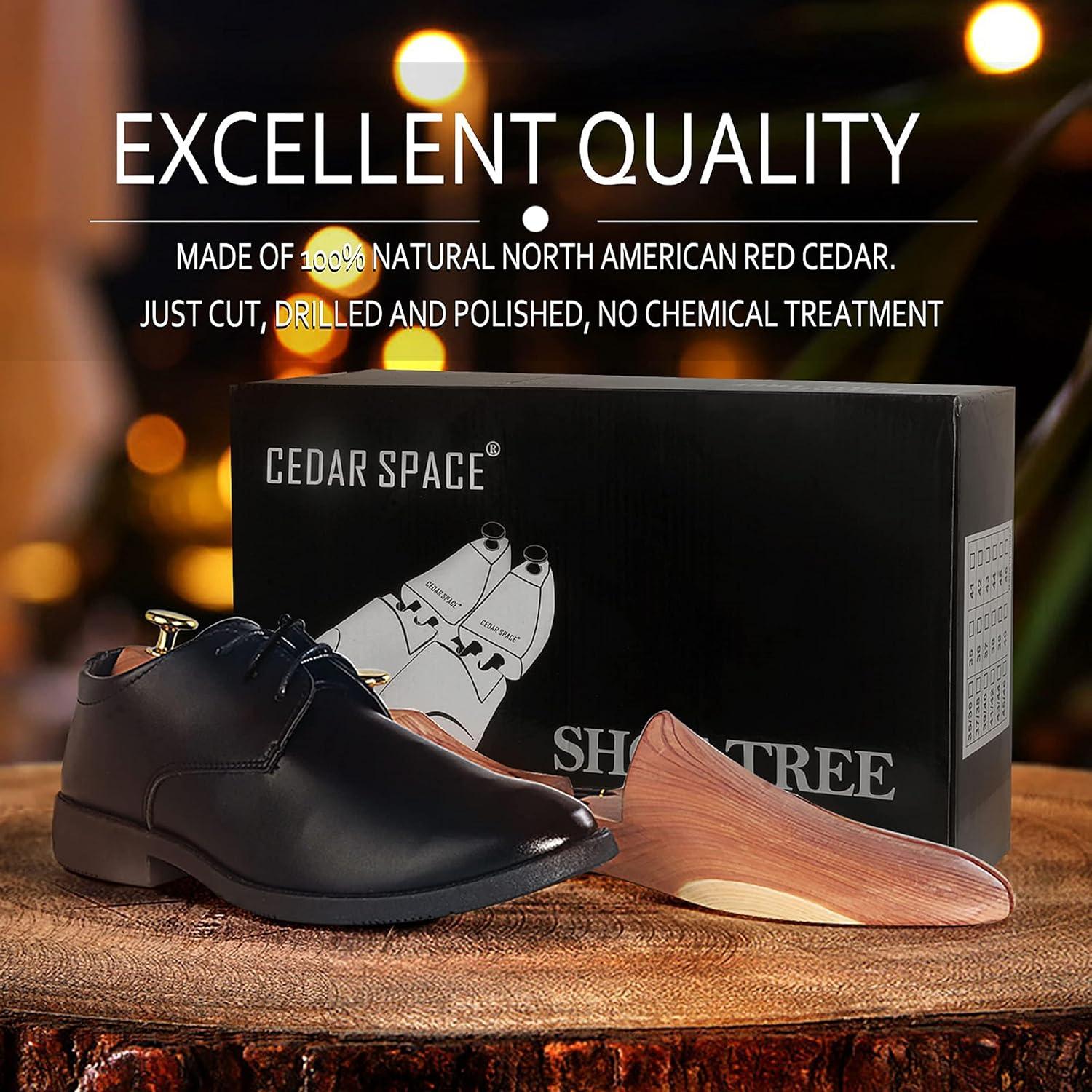 Árboles de Zapatos de Cedro CEDAR SPACE para Hombres 7.5-14