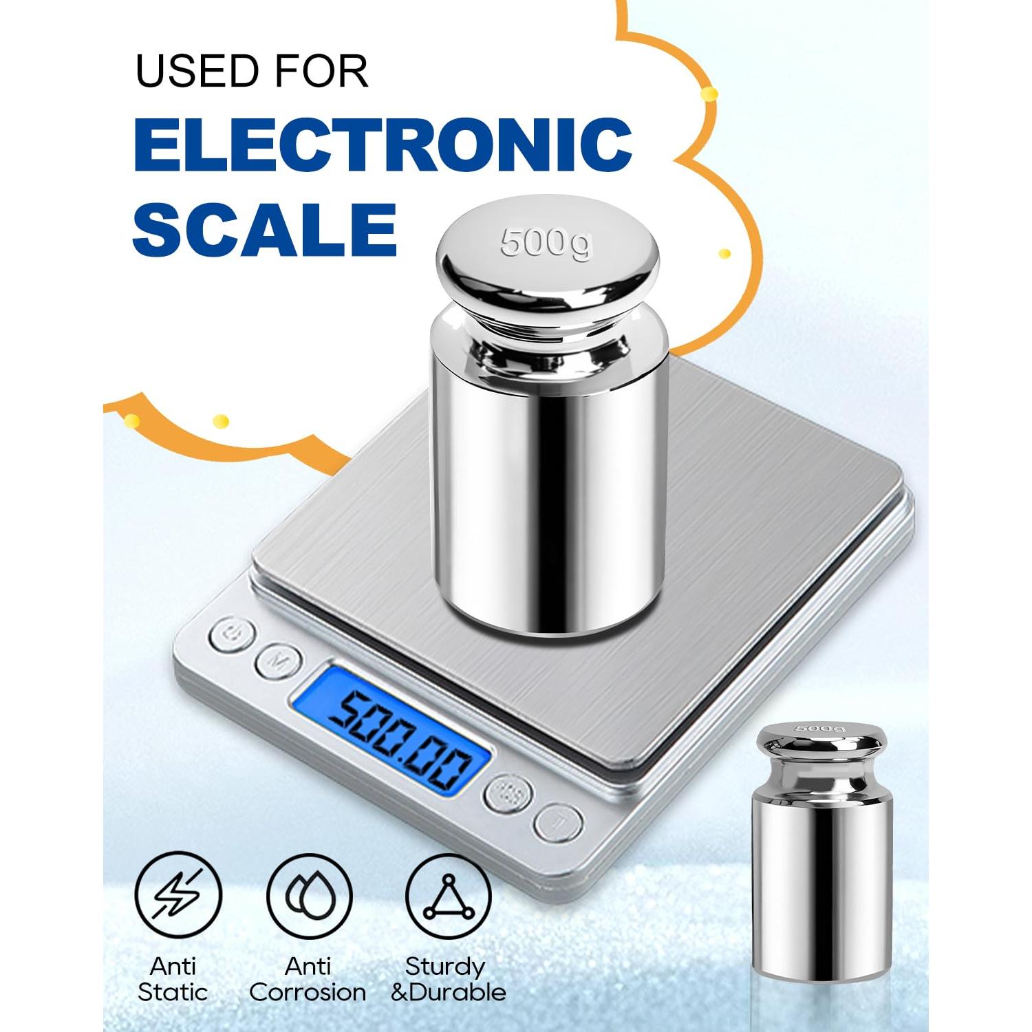 Pesas de Calibración UCEC 500g Acero Inoxidable Alta Precisión