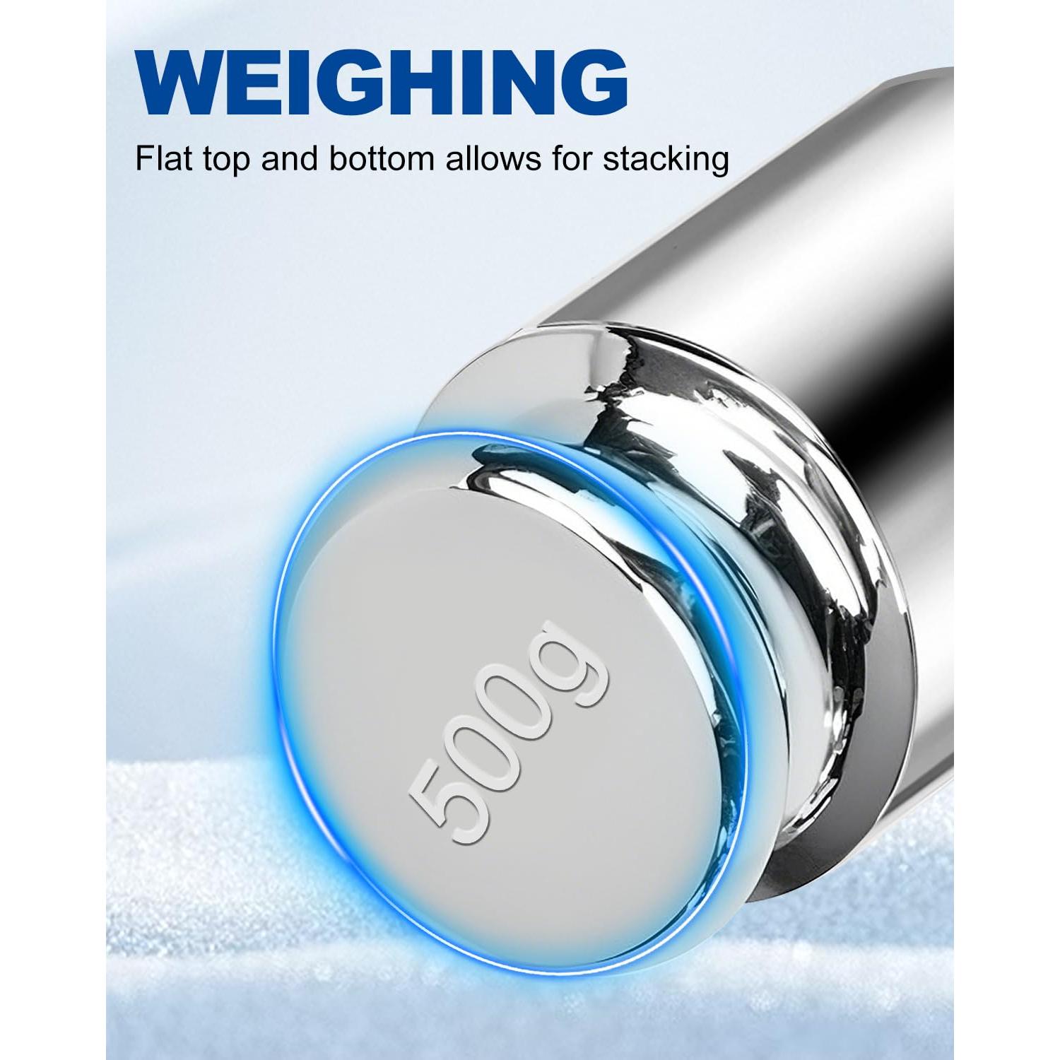 Pesas de Calibración UCEC 500g Acero Inoxidable Alta Precisión