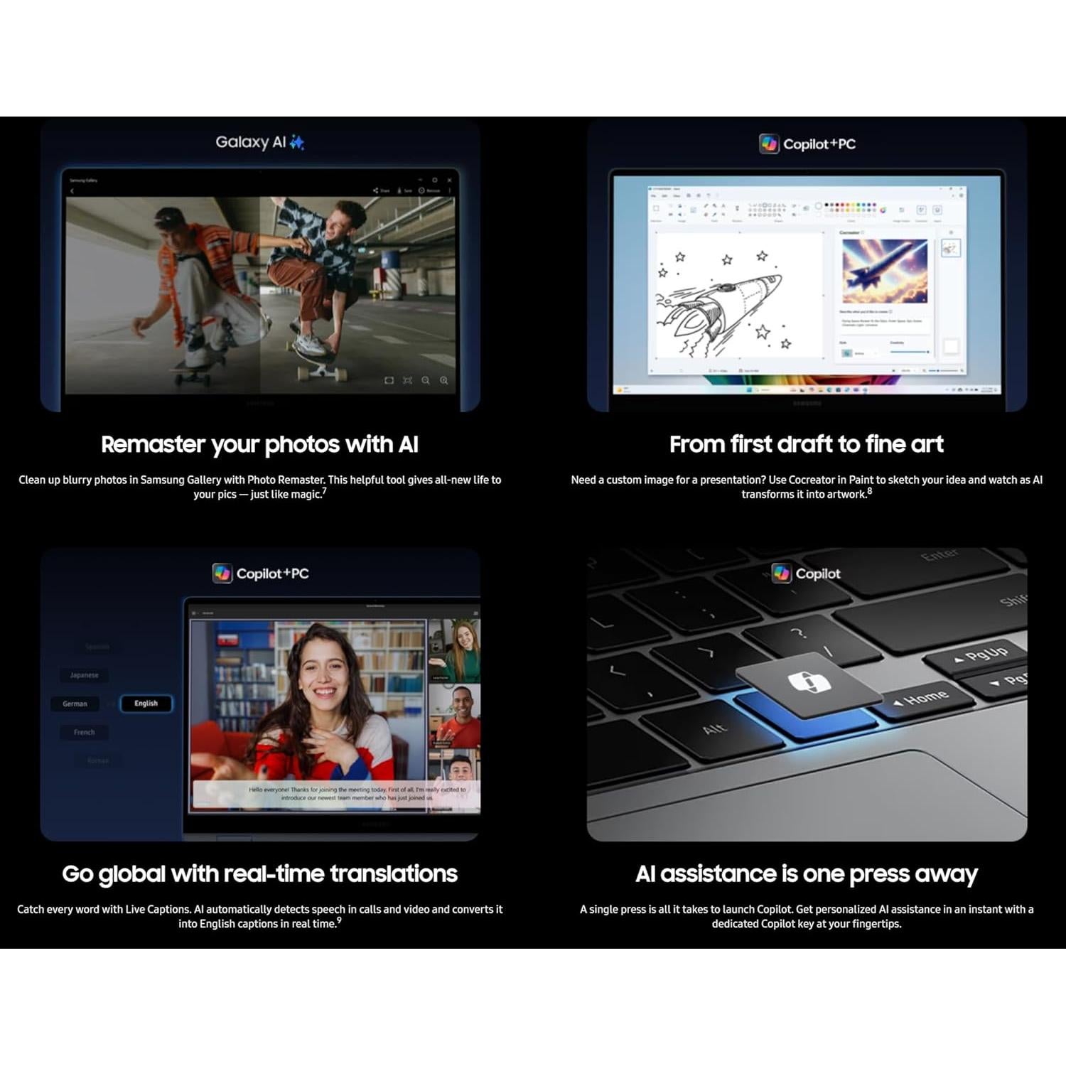 Laptop 2-en-1 Samsung Galaxy Book4 Pro 360 16" 1TB SSD