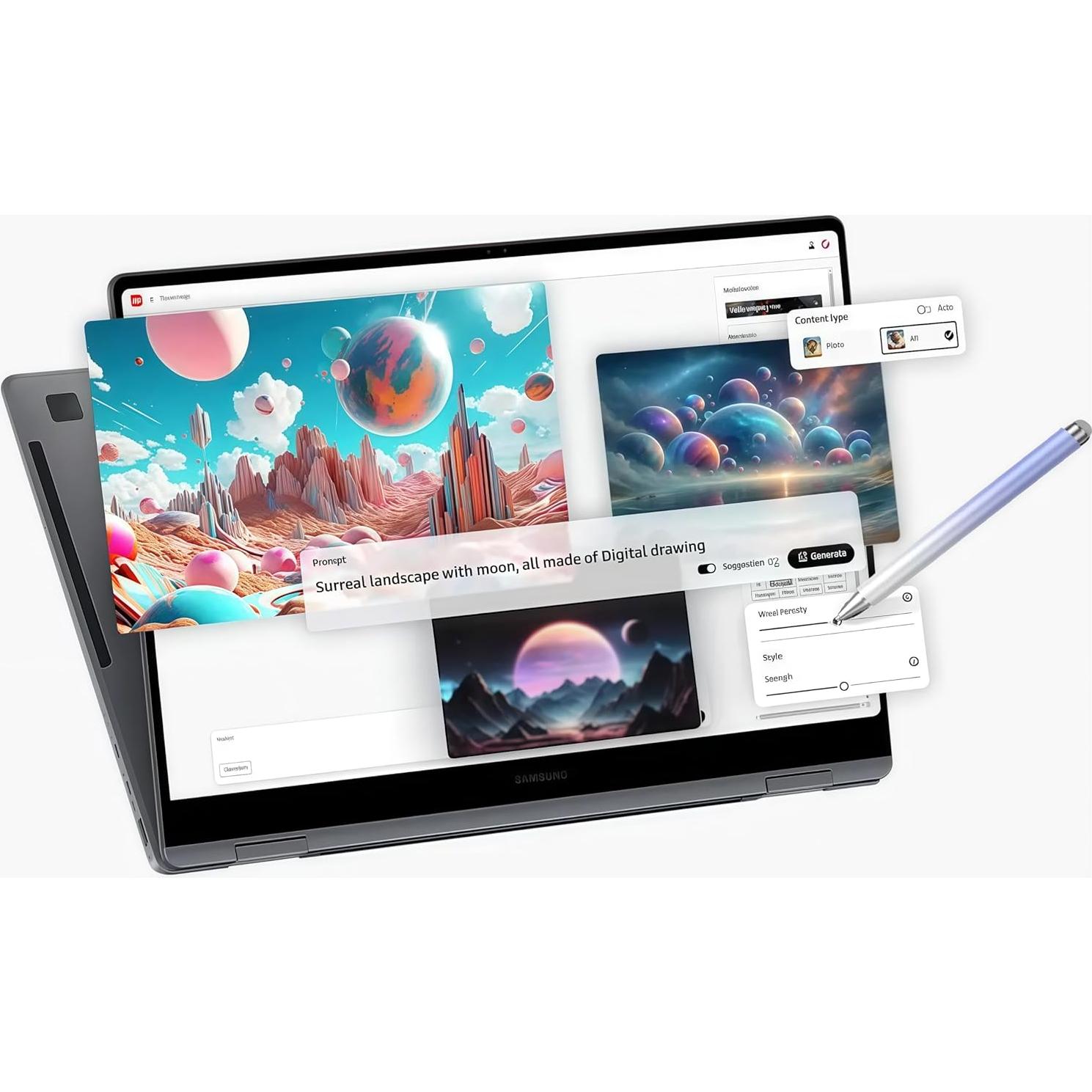 Laptop 2-en-1 Samsung Galaxy Book4 Pro 360 16" 1TB SSD