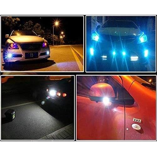 Bombillas LED Ojo de Águila LEADTOPS 10Pcs 18mm 12V Azul