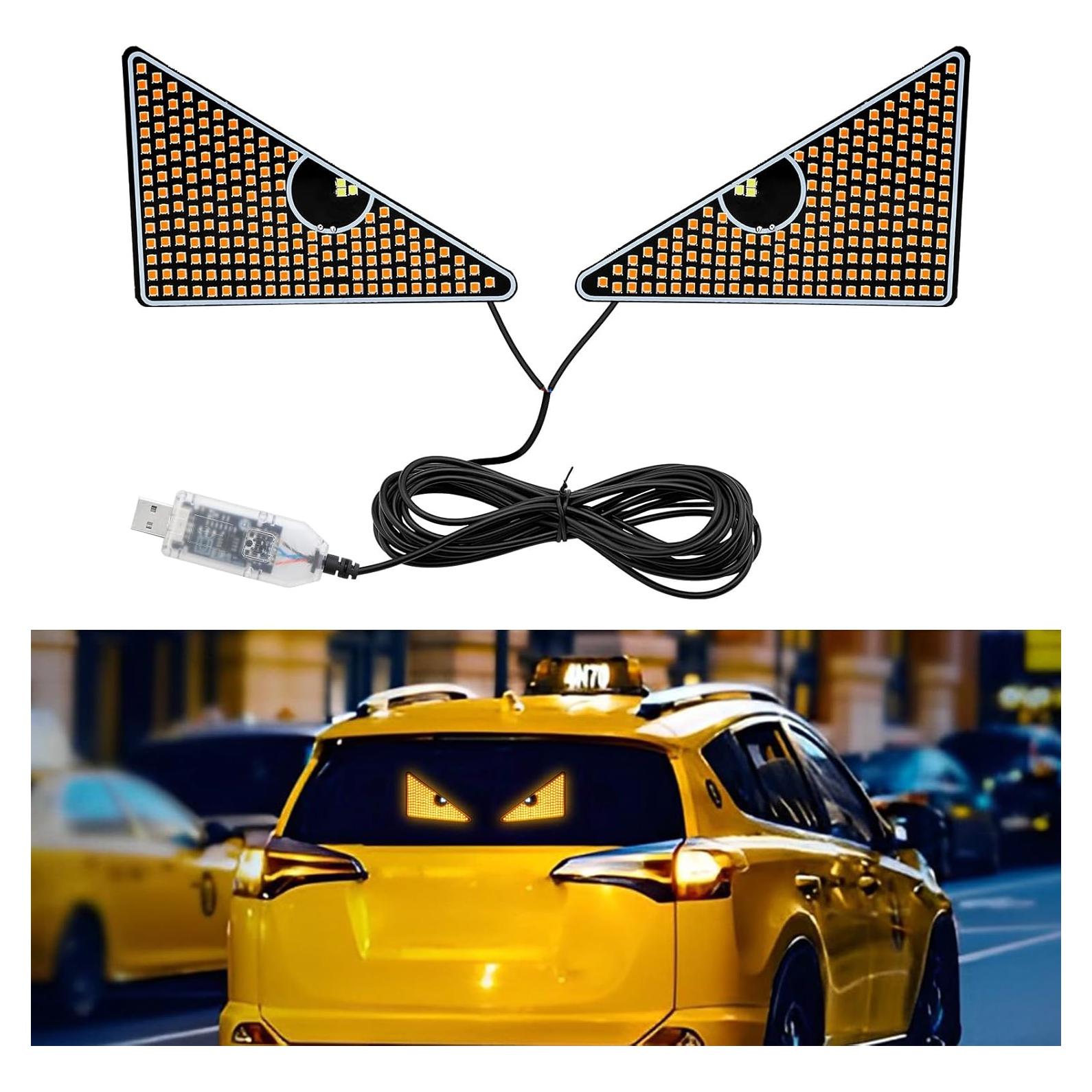 Luz LED Ojos de Diablo PIFOOG para Parabrisas de Coche USB