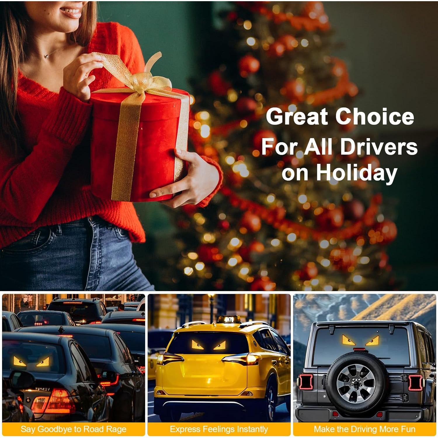 Luz LED Ojos de Diablo PIFOOG para Parabrisas de Coche USB