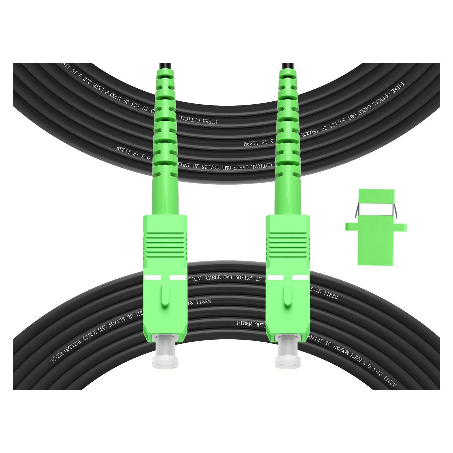 Cable de Fibra Óptica Fibergaga SC/APC 3M Exterior Blindado