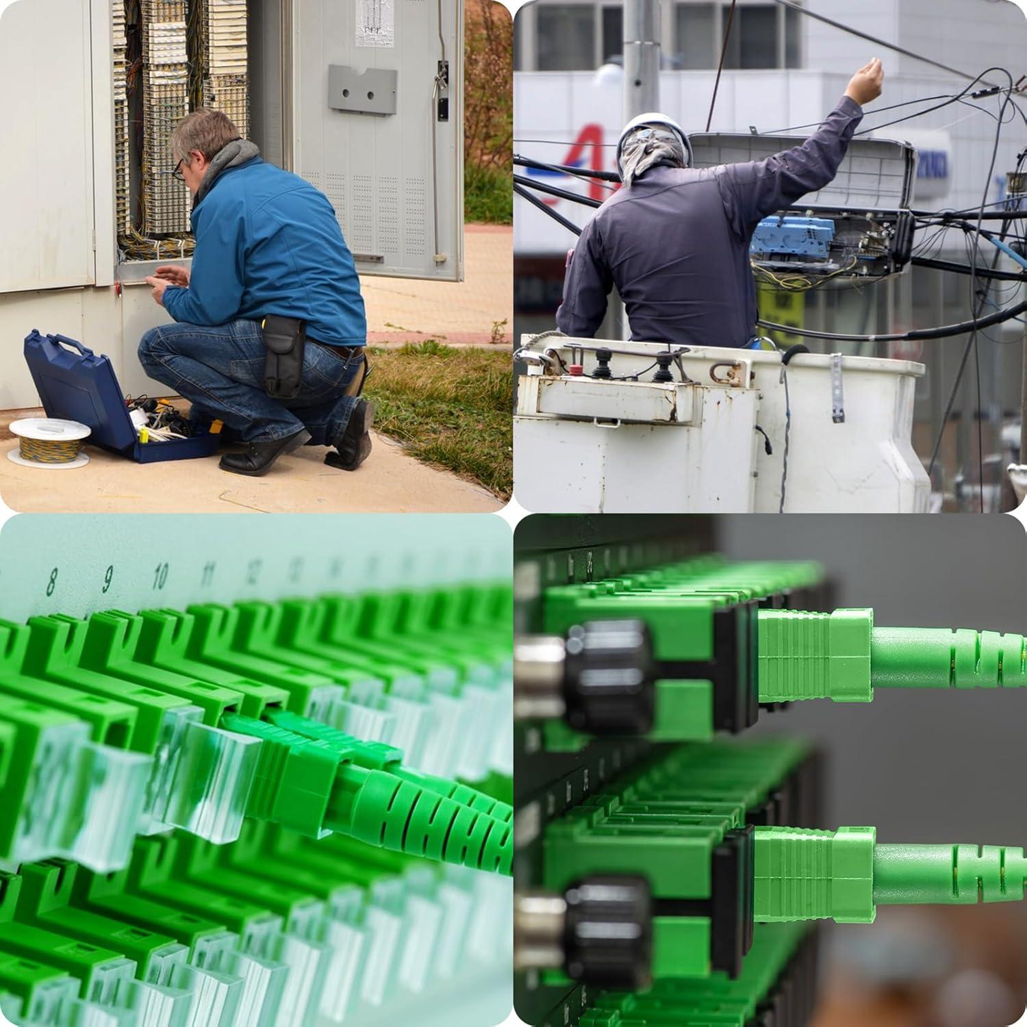 Cable de Fibra Óptica Fibergaga SC/APC 3M Exterior Blindado