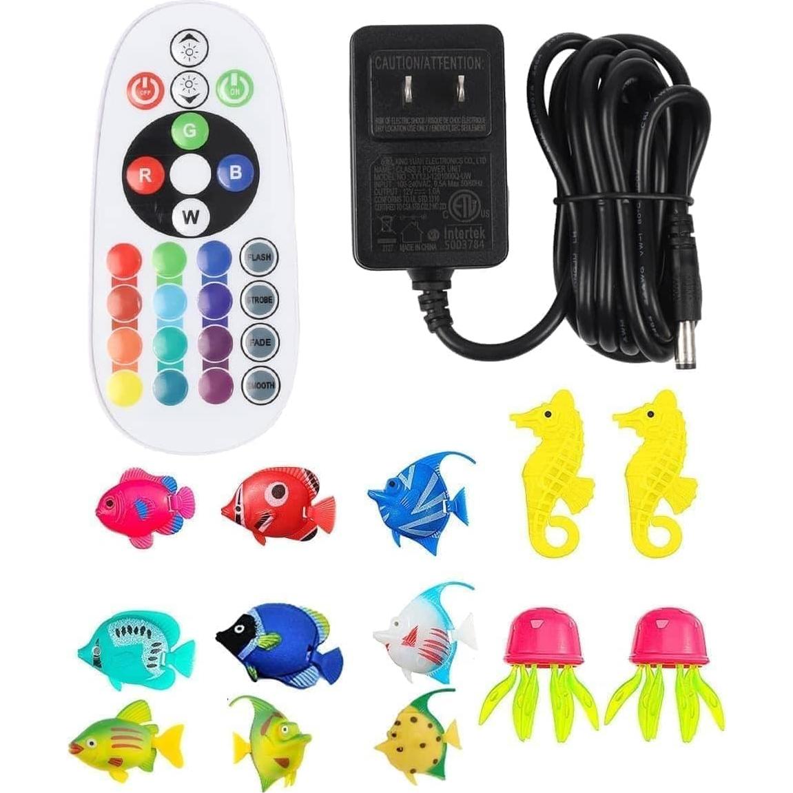 Lámpara de Piso Sensorial CALOVER 4FT Plateada - Acuario Simulado